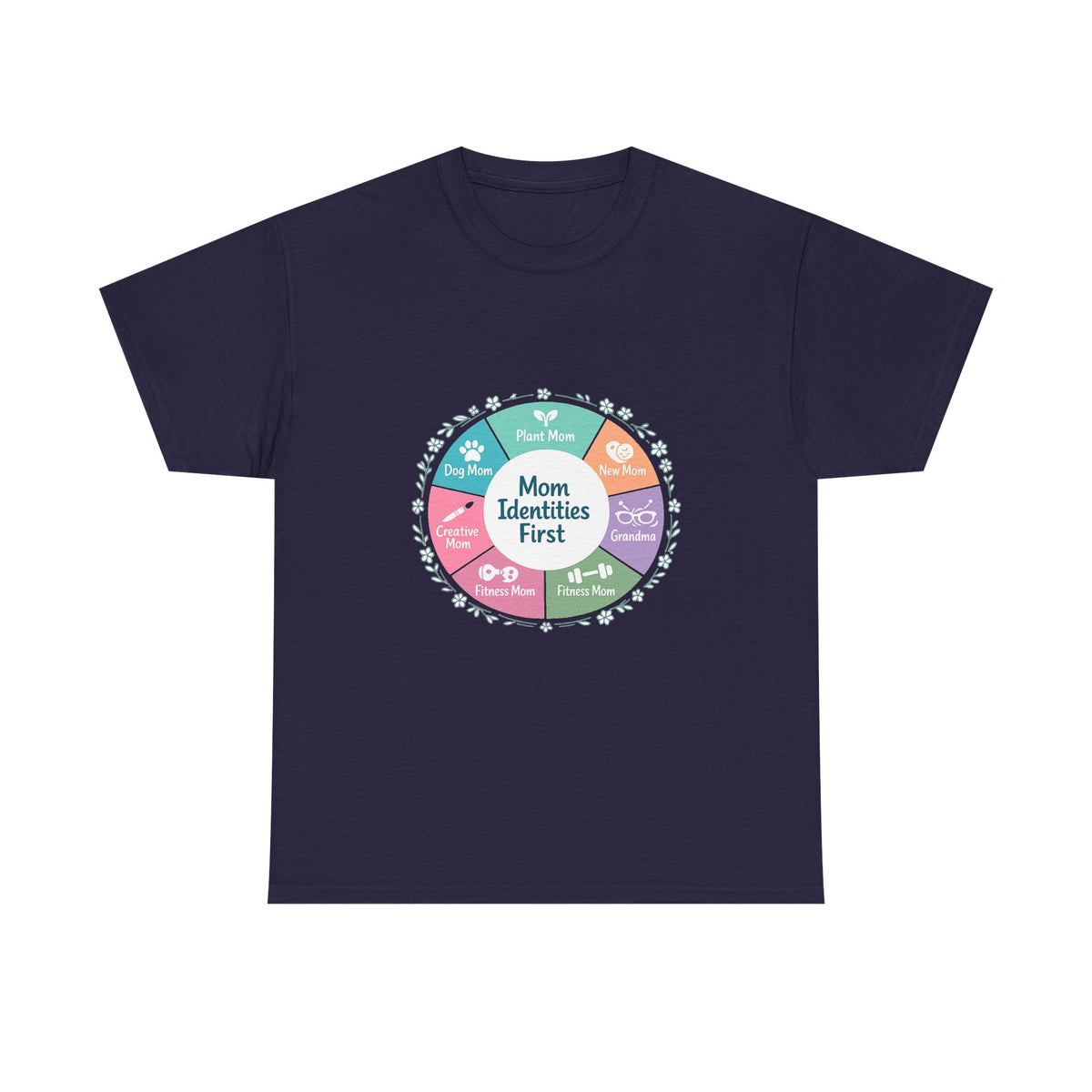 Mother's Day Tee for Mom — Floral Heart Gift Idea for Everyday Love