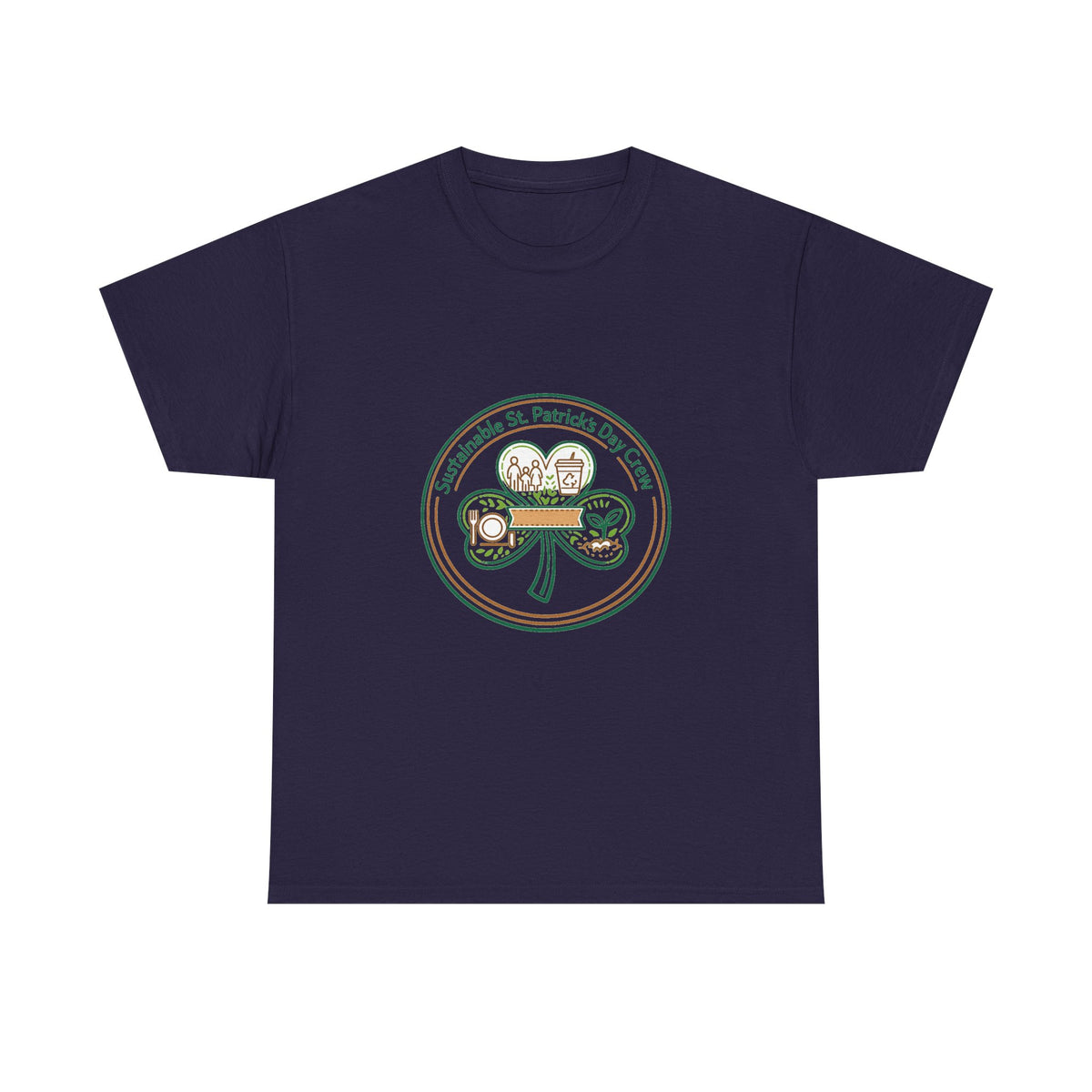 St. Patrick's Day Shirt: Stylized Shamrock Celtic Art Tee for All