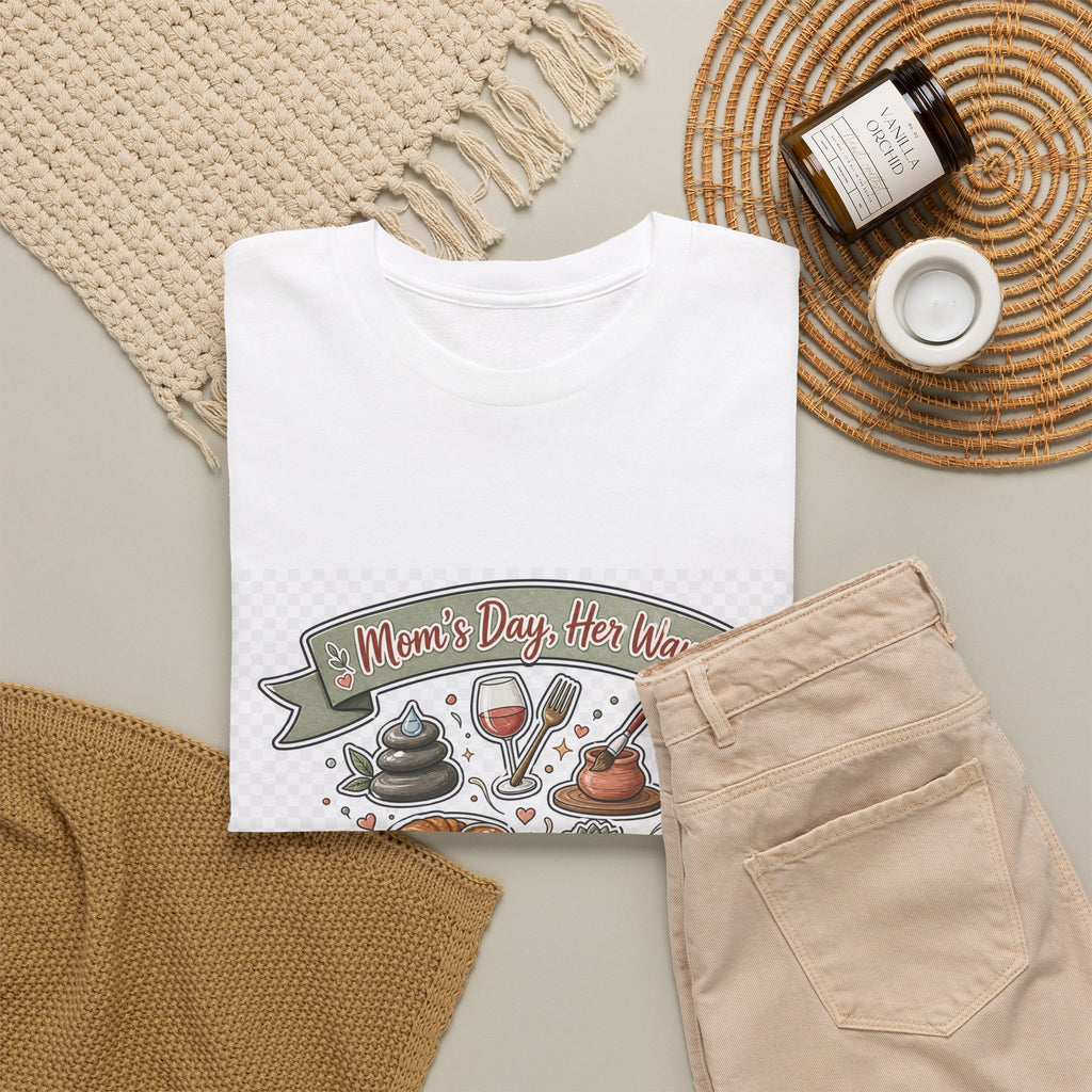 Mother's Day Shirt for Mom — Floral Heart & Script Gift Tee