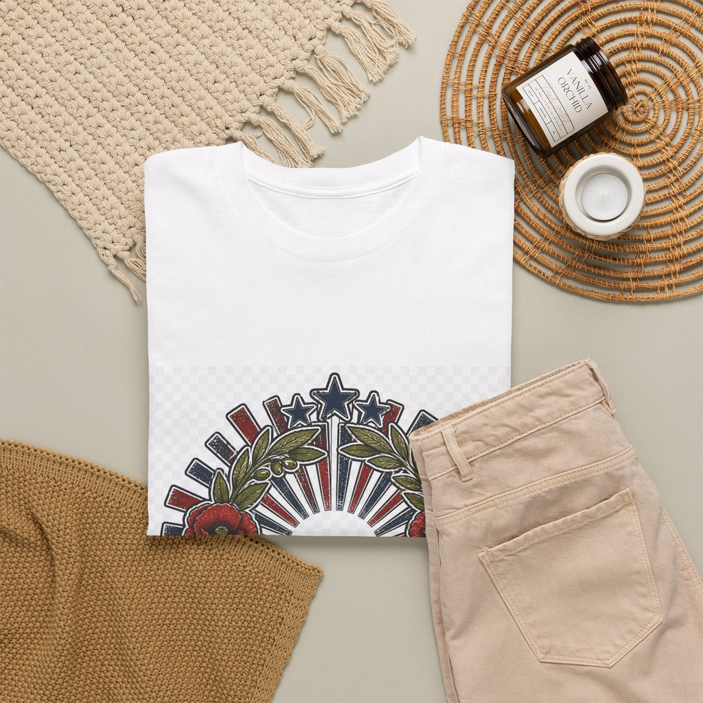 Memorial Day Remembrance Tee for Patriots - Poppy Flag