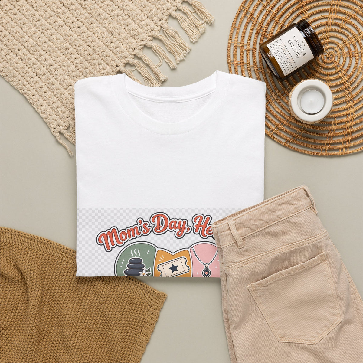 Mother's Day Shirt for Mom - Floral Heart Gift Tee