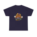 Halloween Shirt for Adults — Midnight Pumpkin Mandala Design Tee