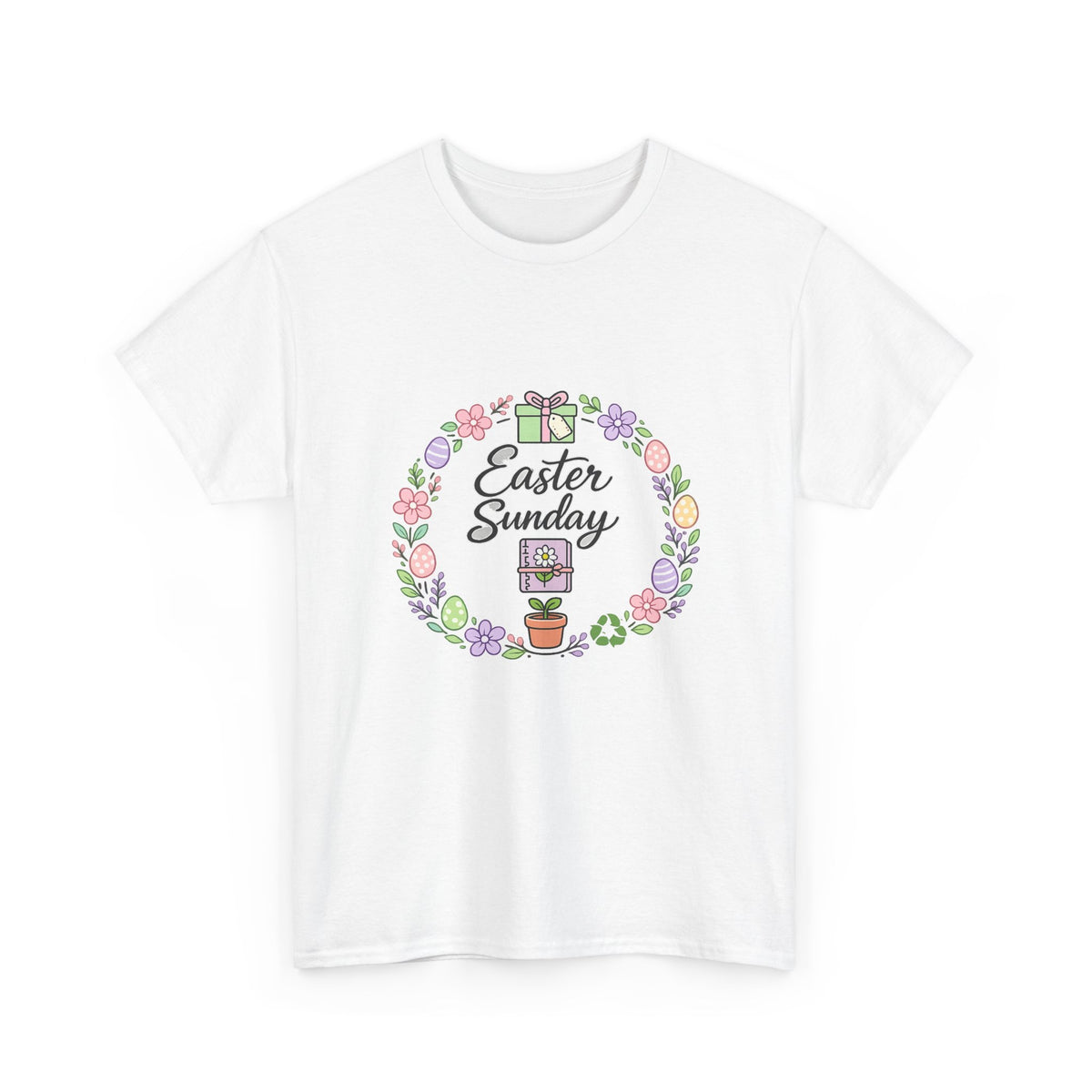 Easter Sunday Shirt Art for Families - Joyful Spring Design