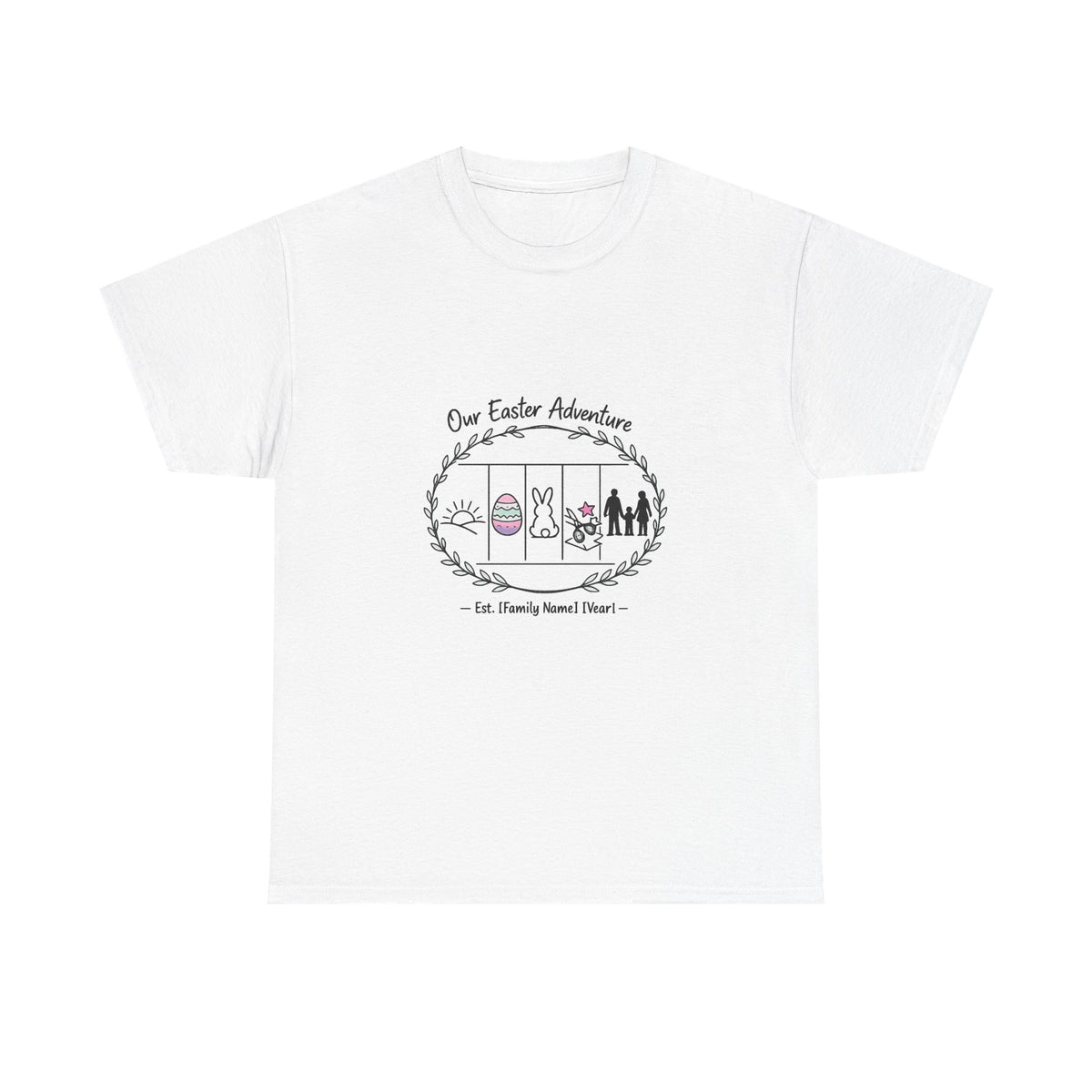Easter Sunday shirt for Christians - Spring Floral Cross design