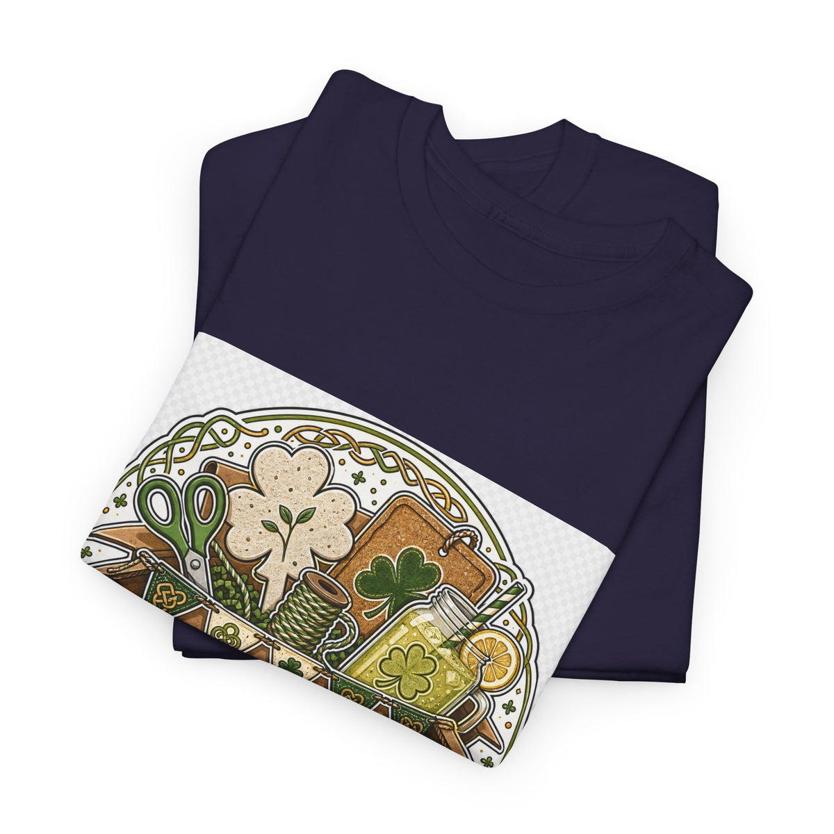 St. Patrick's Day Lucky Shamrock Beer Graphic Tee for Adults
