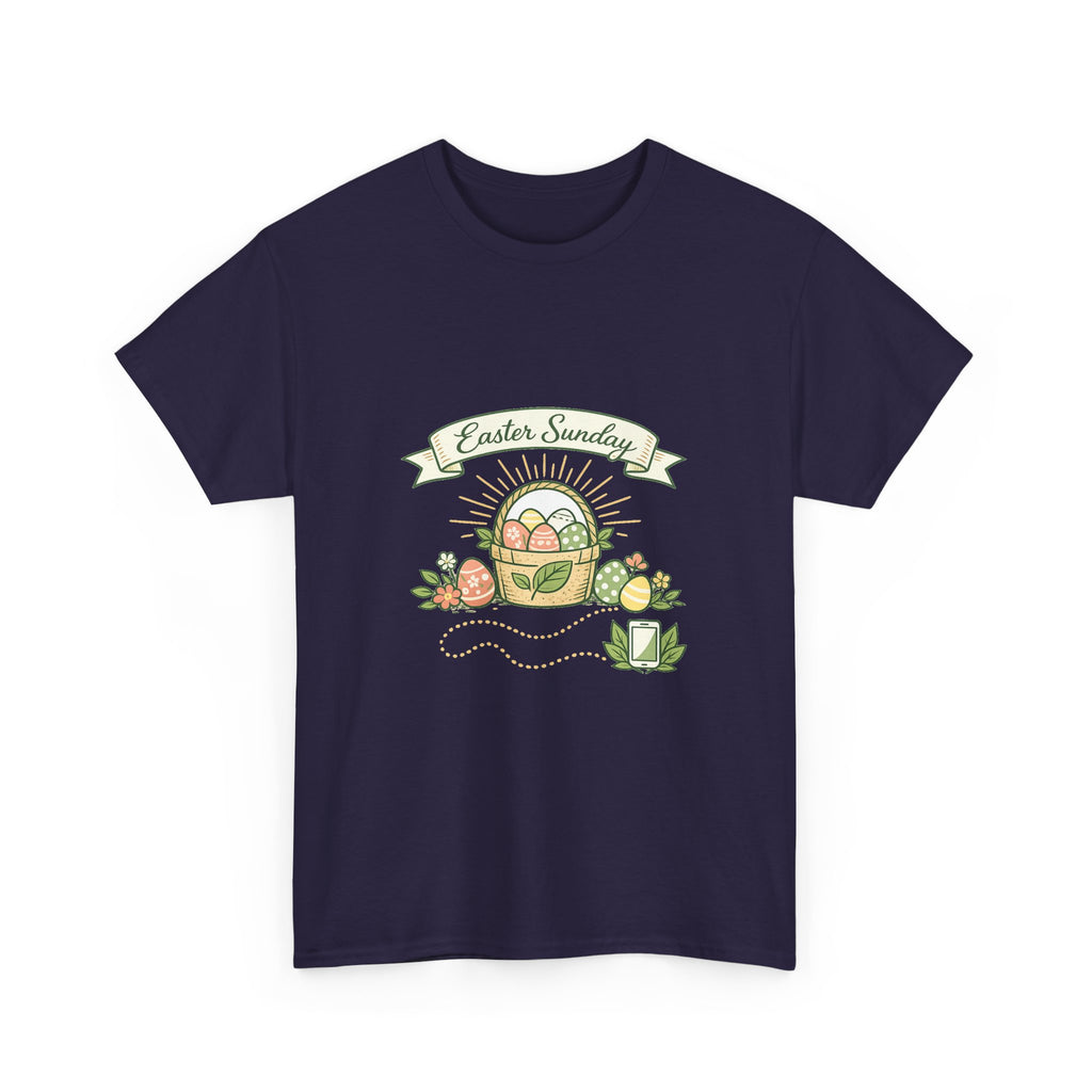Easter Sunday Shirt for Women Floral Sunrise Design