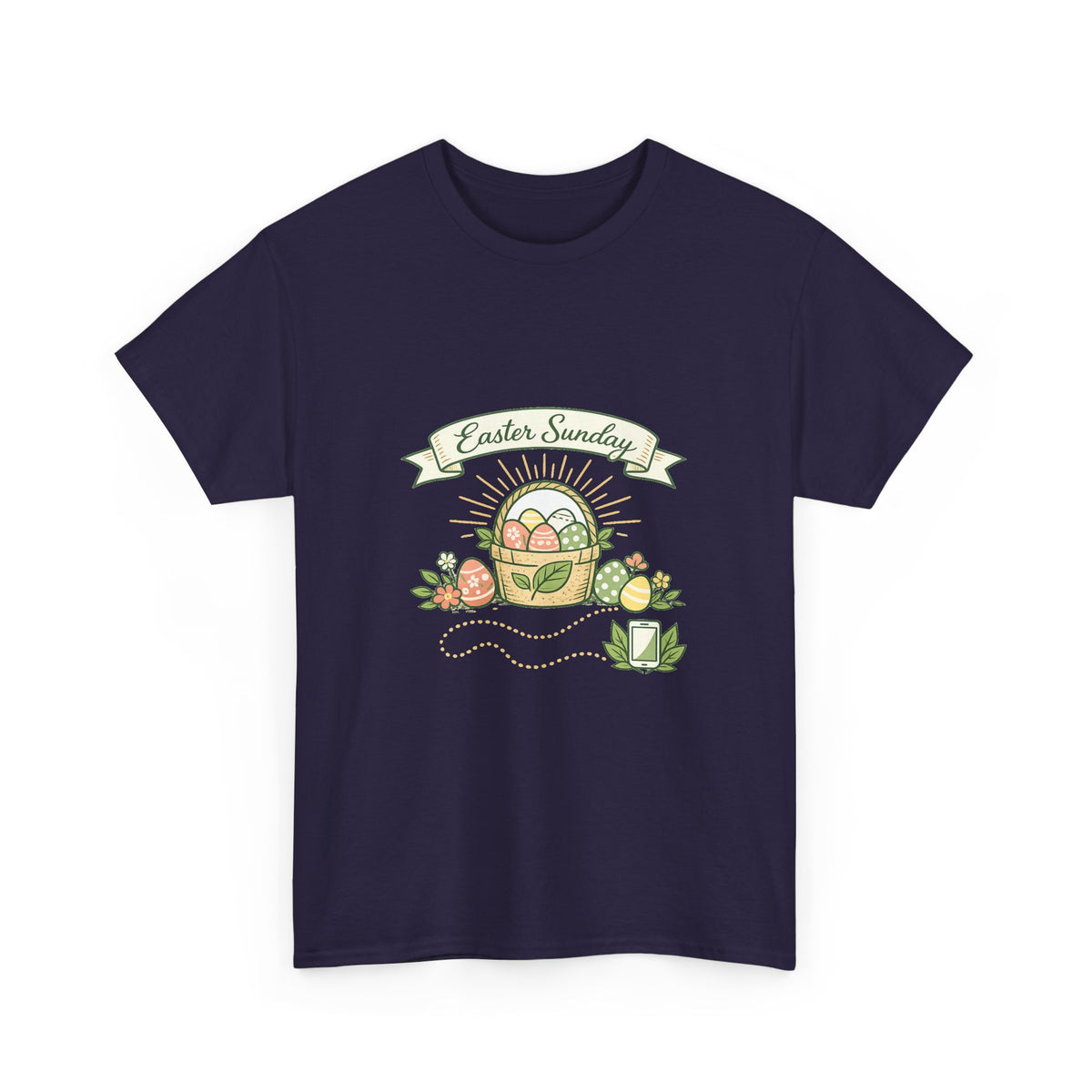 Easter Sunday Shirt for Women Floral Sunrise Design