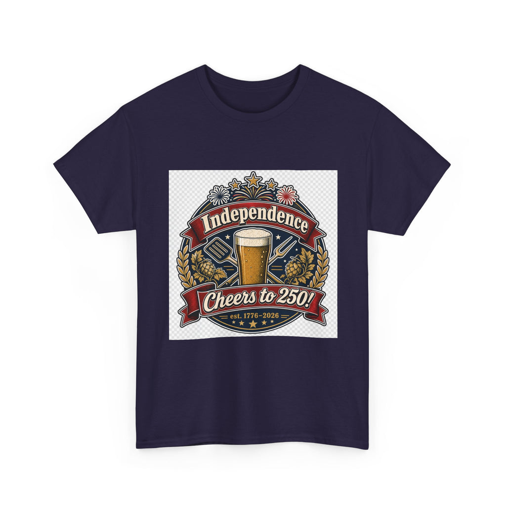Independence Day Patriotic USA Flag Tee for Adults