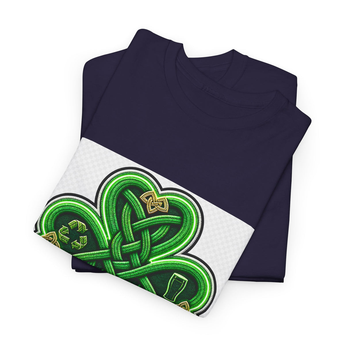 St. Patrick's Day Lucky Shamrock Tee for Dad & Family