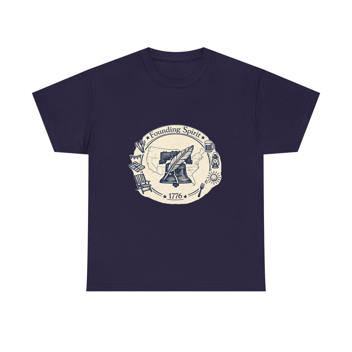 Independence Day Shirt for Adults – Patriotic Fireworks Graphic Tee