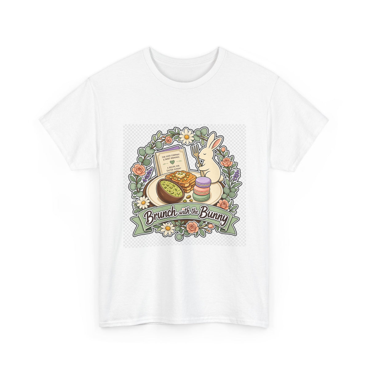 Easter Sunday Shirt for Family — Pastel Bunny Floral Tee