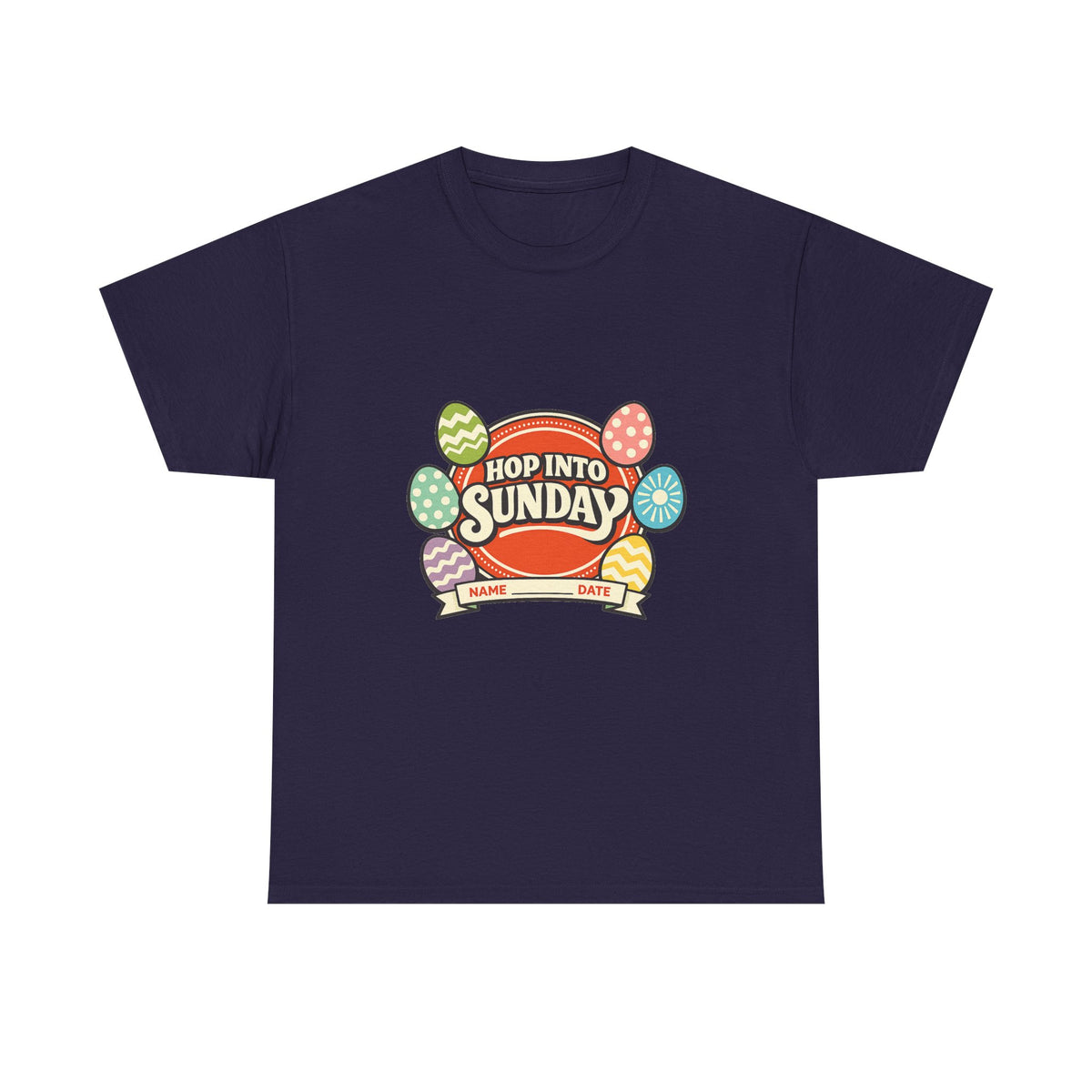 Easter Sunday Shirt for Adults – Spring Bunny Eggs Design
