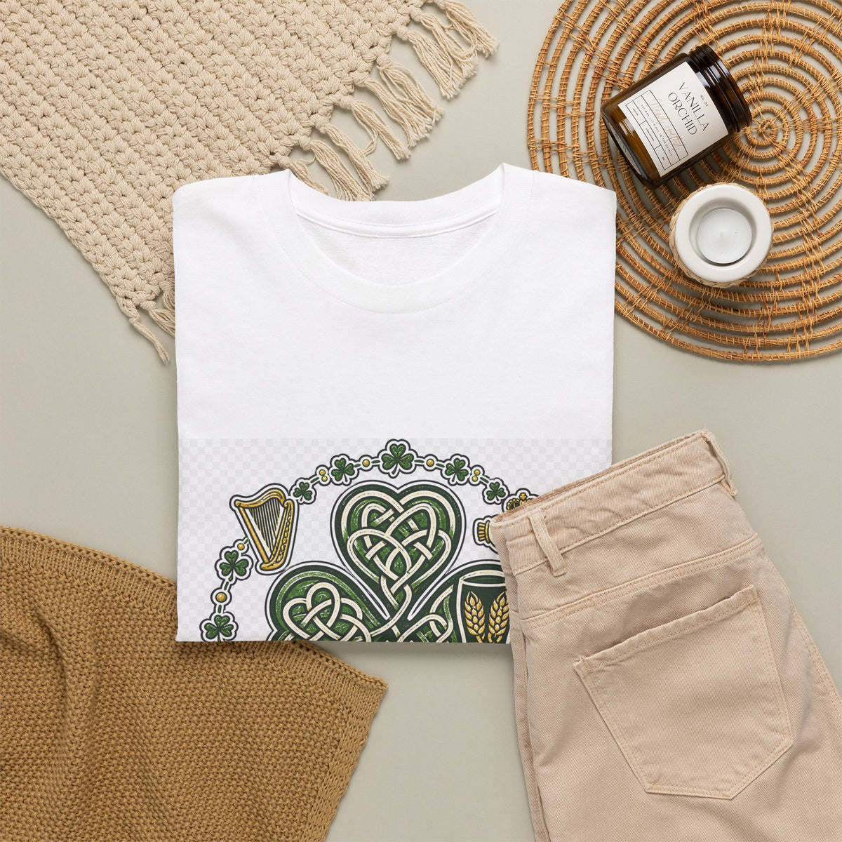 St. Patrick's Day Lucky Shamrock Tee for Friends & Family