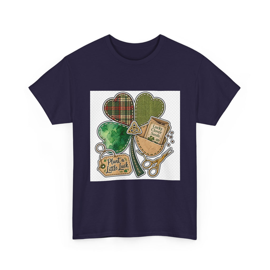 St. Patrick's Day Lucky Shamrock Club Tee for Adults