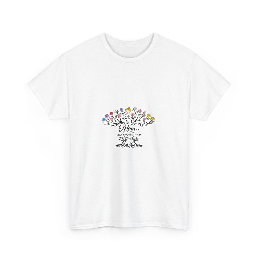 Mother's Day Shirt for Mom – Whimsical Floral Heart Design