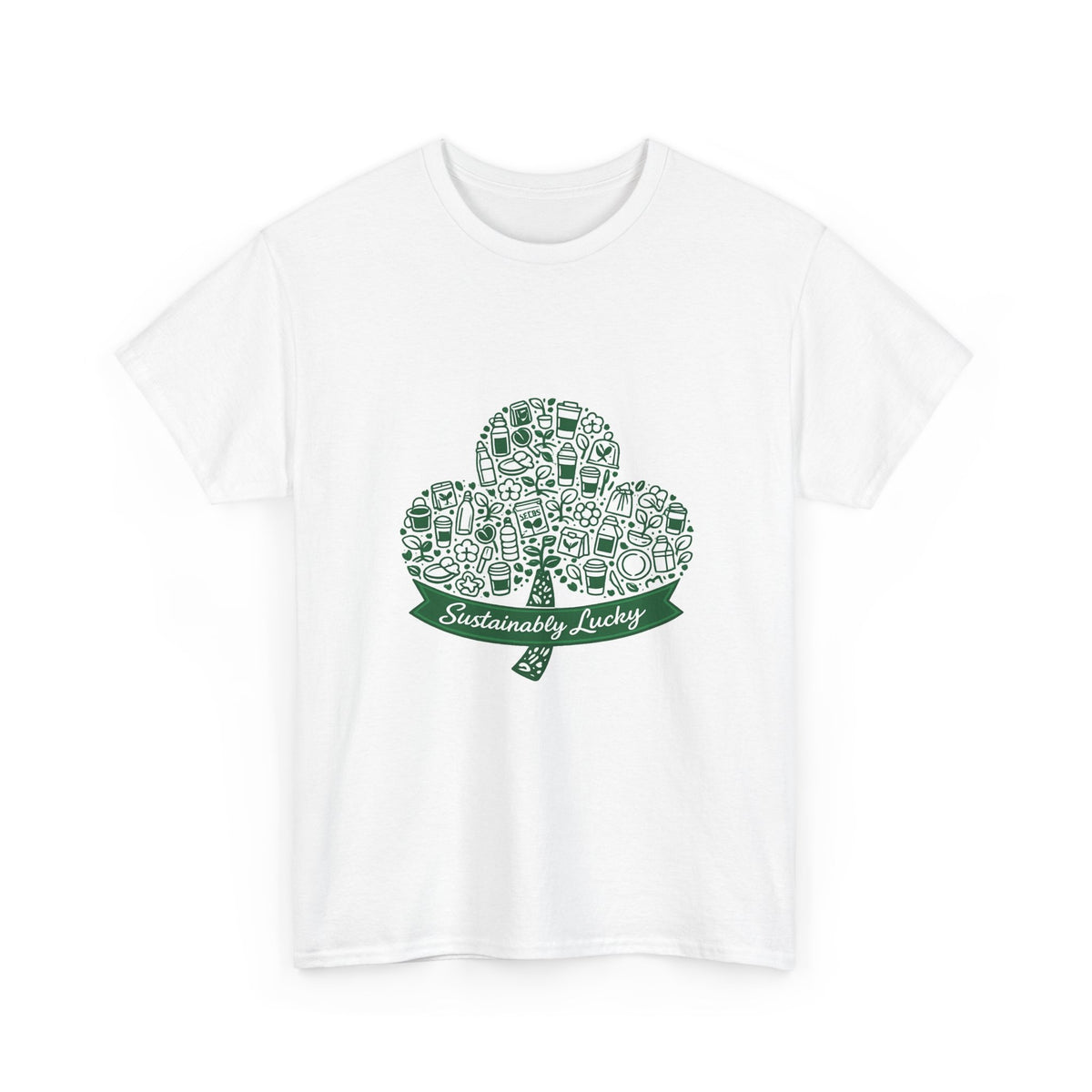 St. Patrick's Day shirt for friends and family—festive green art