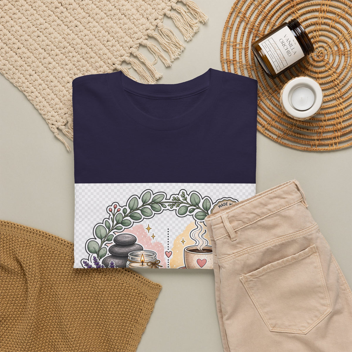 Mother's Day Floral Heart Tee for Mom — Gift Shirt