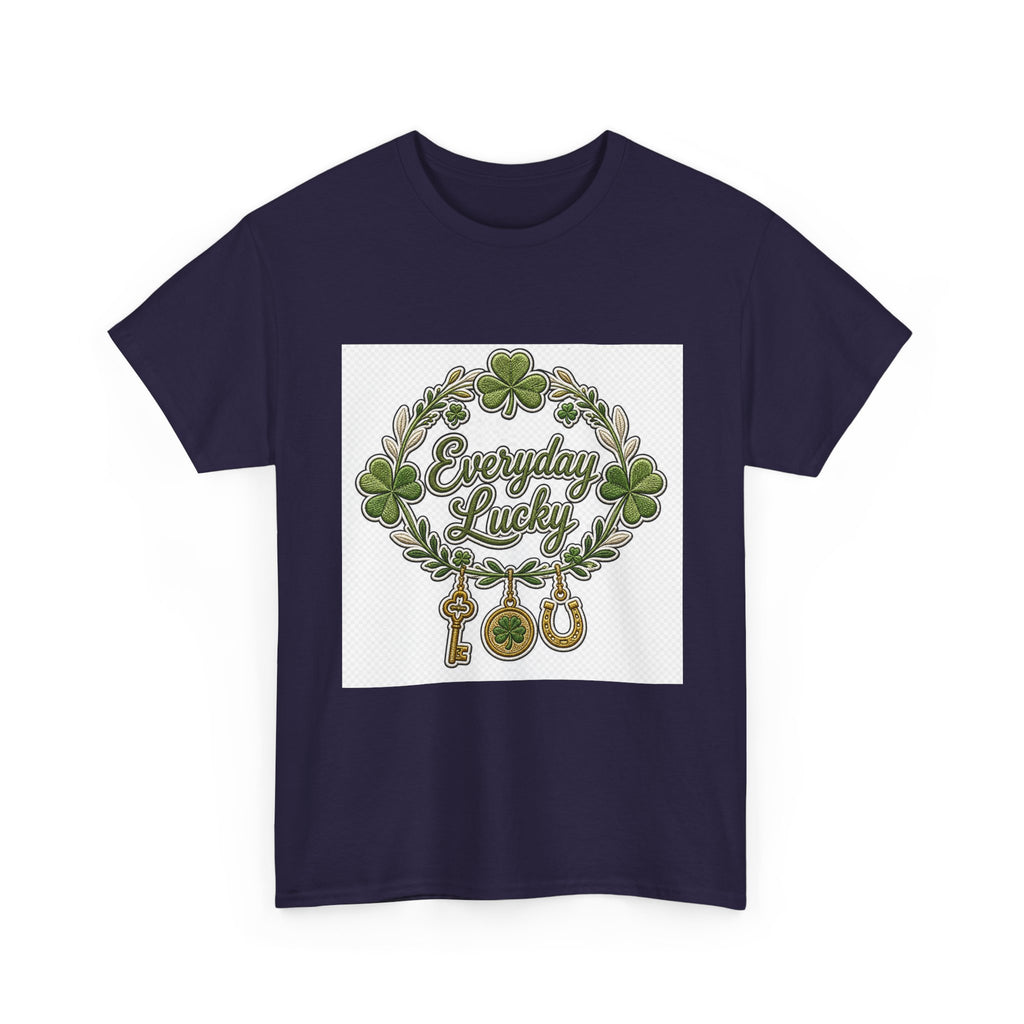 St. Patrick's Day Shirt for Adults – Lucky Shamrock Graphic Tee
