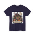 Halloween Retro Witch Cat Shirt — Spooky Gift for Adults