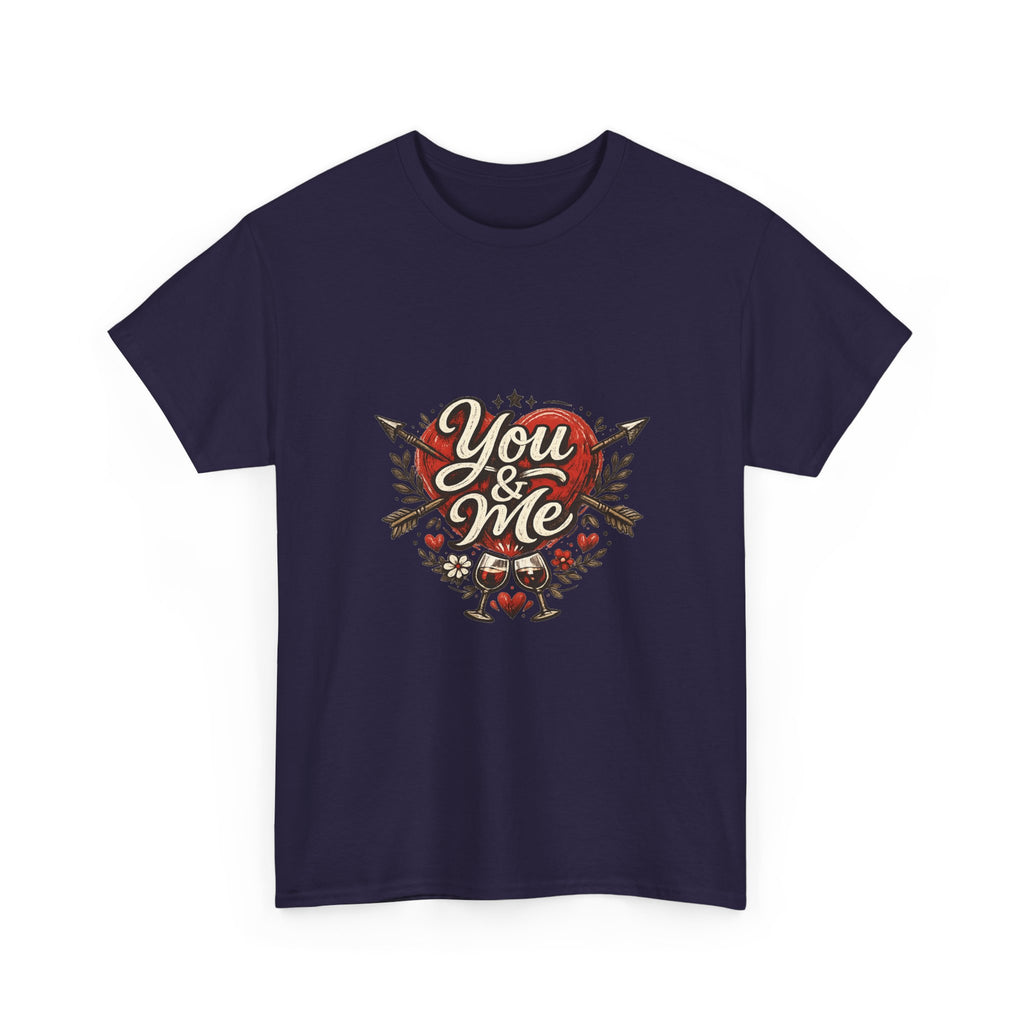 Valentine's Day Shirt for Him or Her — Geometric Heart Gift Tee