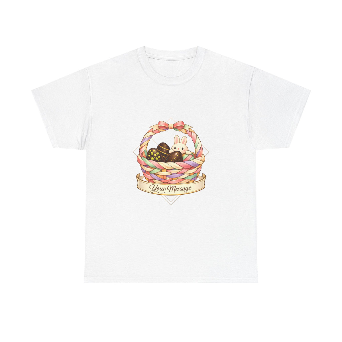 Easter Sunday Shirt for Women - Cheerful Bunny & Eggs Design