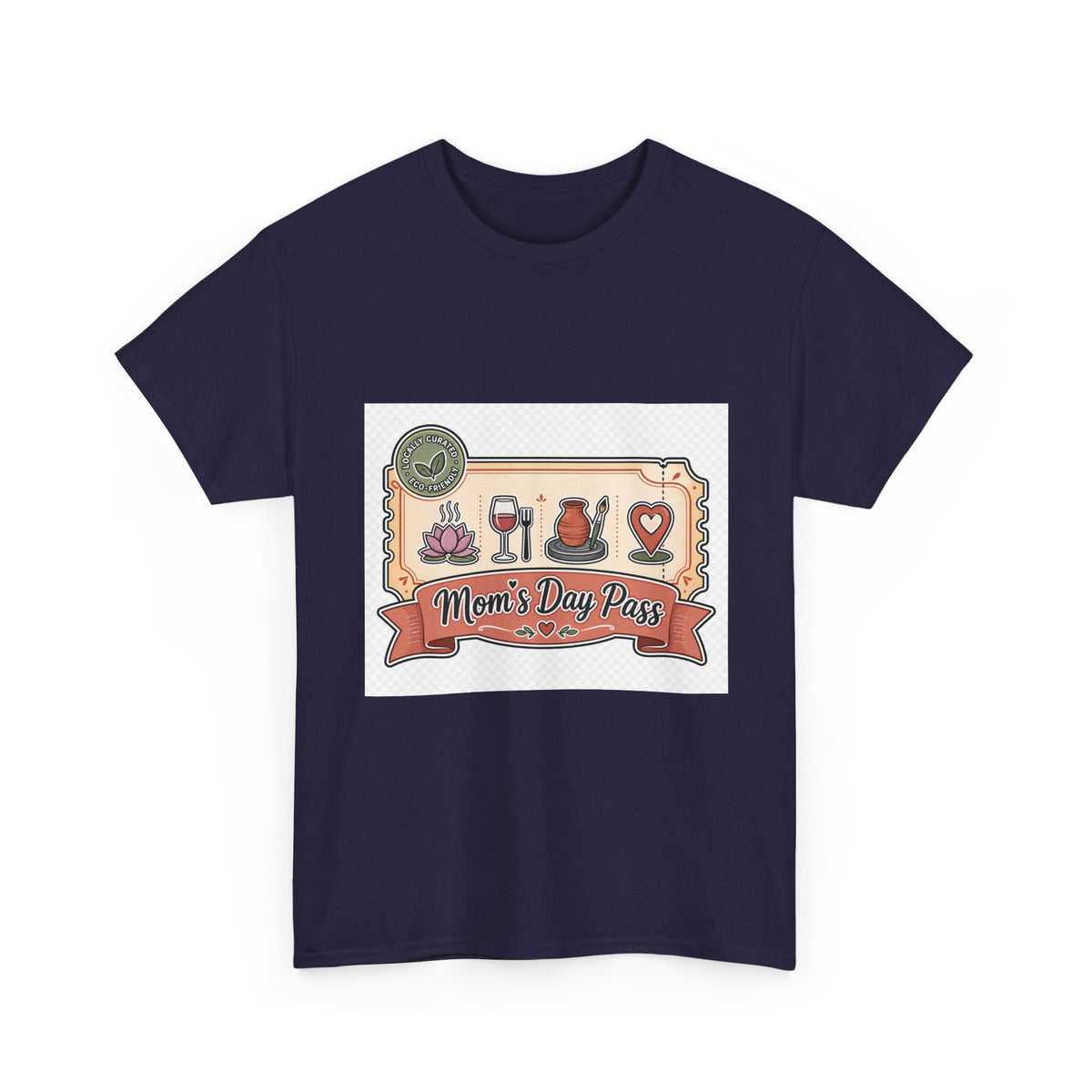 Mother's Day Shirt for Mom — Floral Heart Gift Graphic Tee