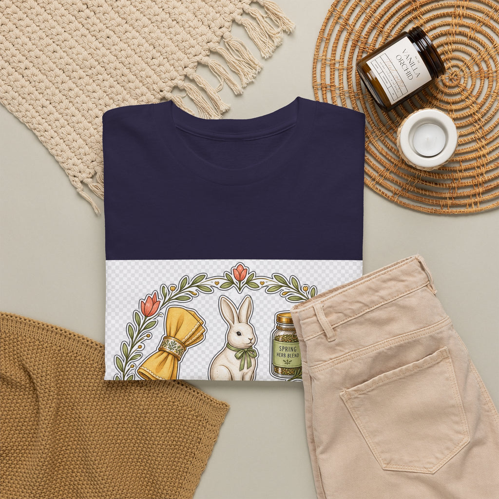 Easter Sunday T-Shirt for Family — Pastel Bunny & Egg Design
