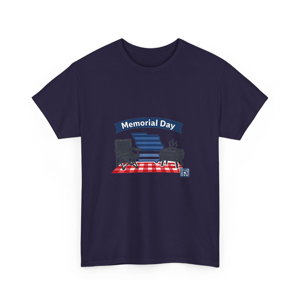 Memorial Day Tee for Veterans and Families - Honoring Heroes Design