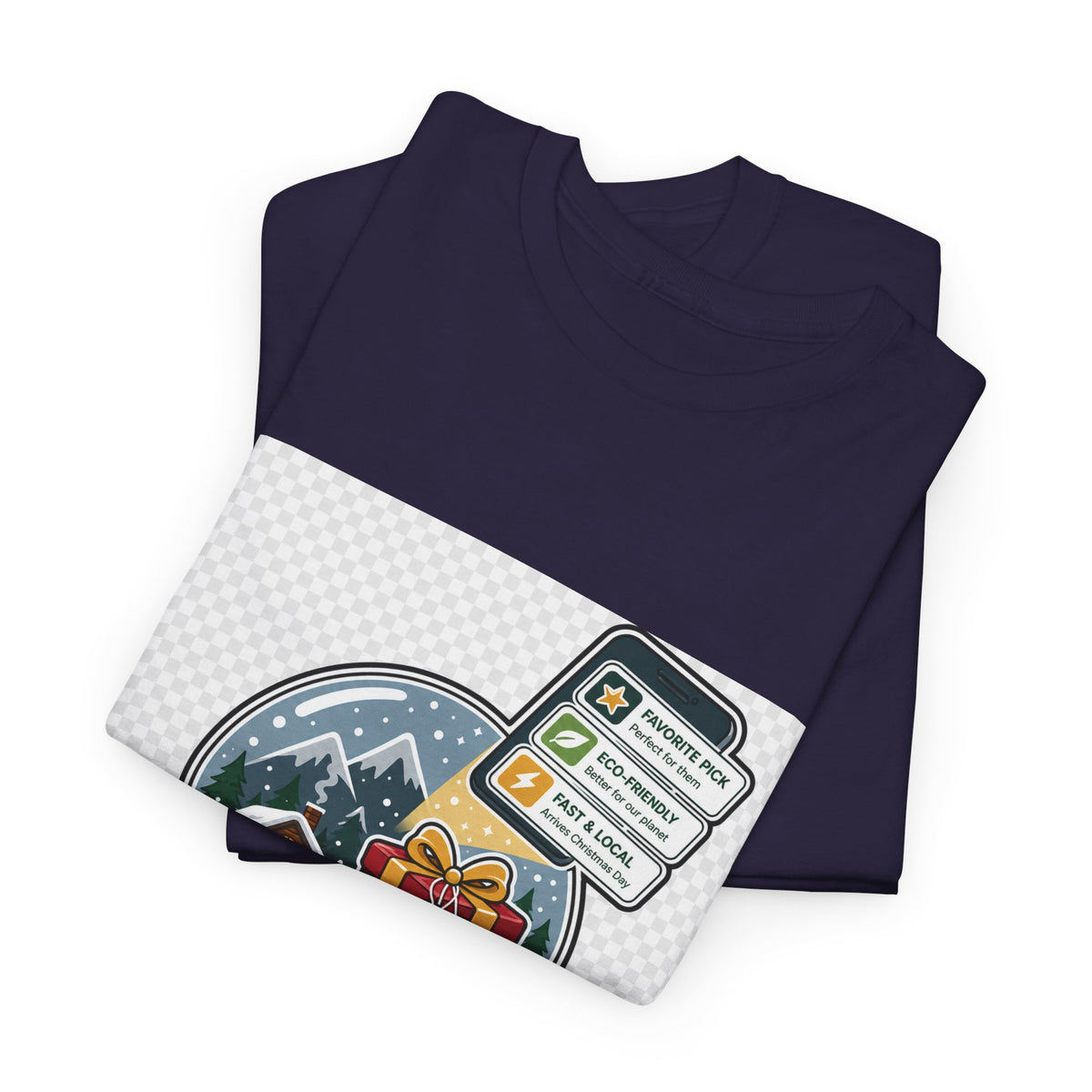 Christmas Day Cozy Cabin Graphic Tee - Family Holiday Gift