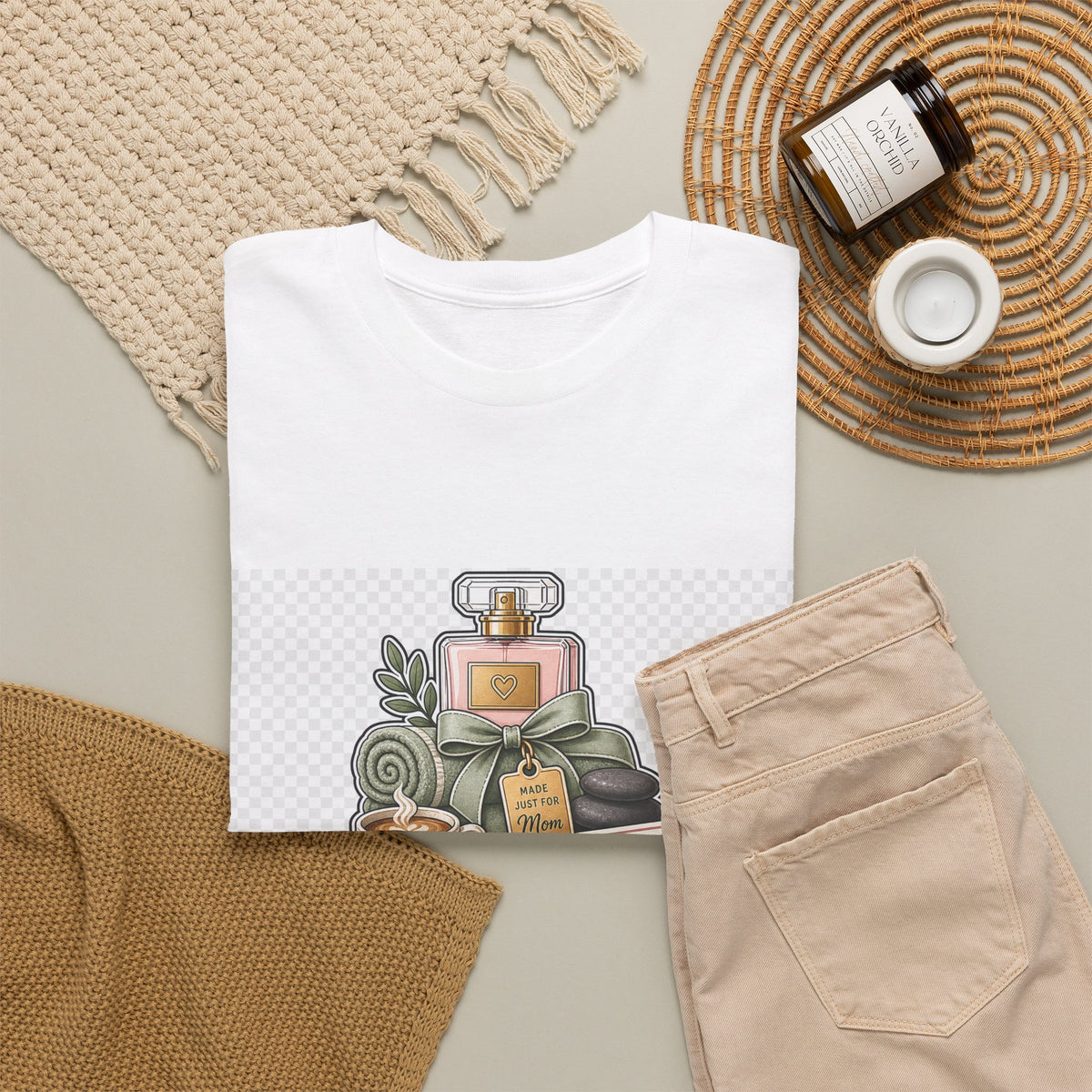 Mother's Day Floral Heart Gift Tee for Mom Sweet Keepsake