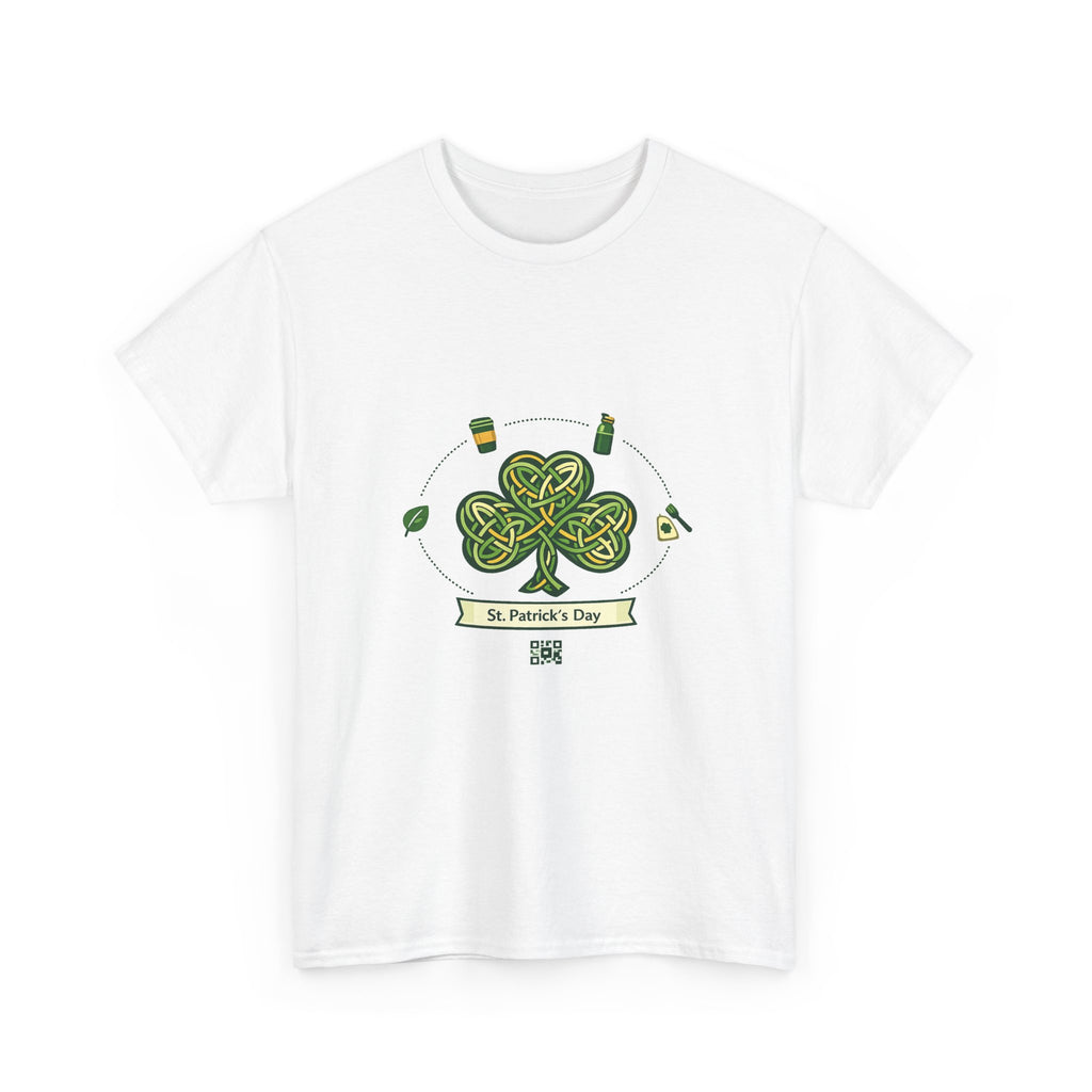 St. Patrick's Day Shirt — Green Shamrock Art for Friends