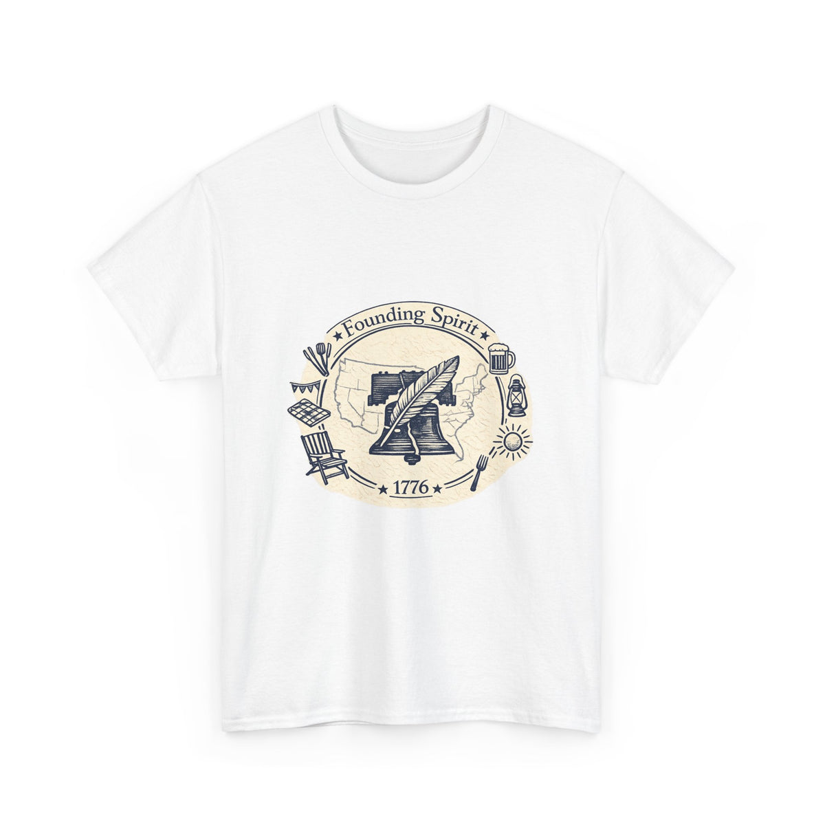 Independence Day Shirt for Adults – Patriotic Fireworks Graphic Tee