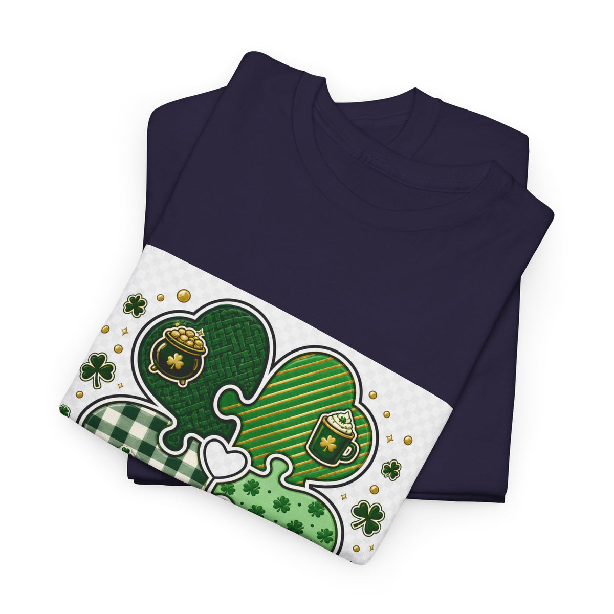 St. Patrick's Day Shirt - Lucky Clover Retro Graphic Tee