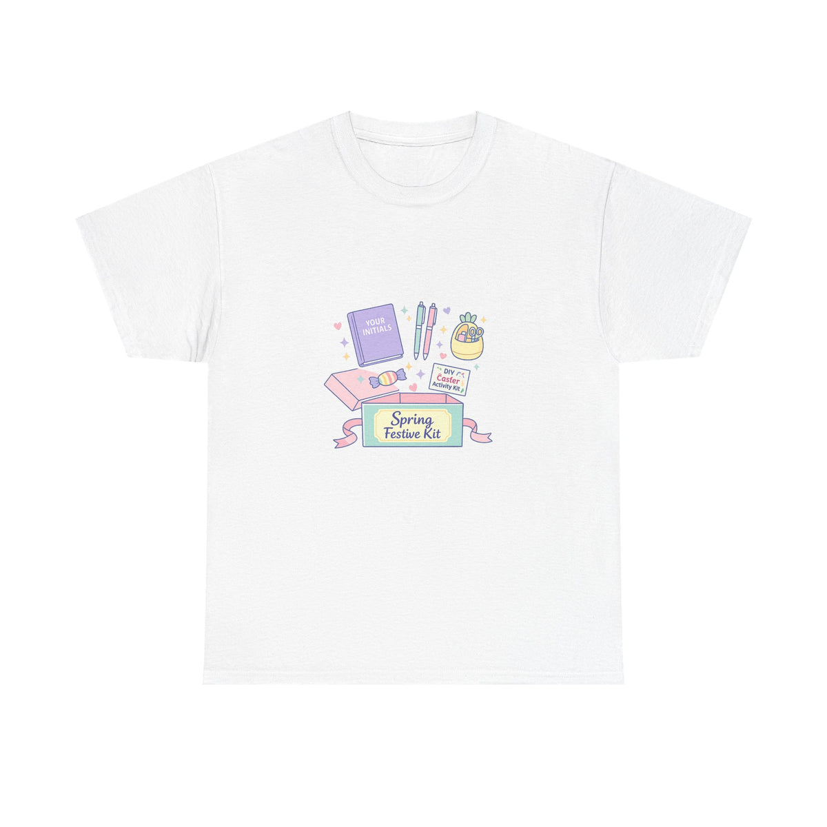 Easter Sunday Shirt for Women - Playful Pastel Egg Bouquet