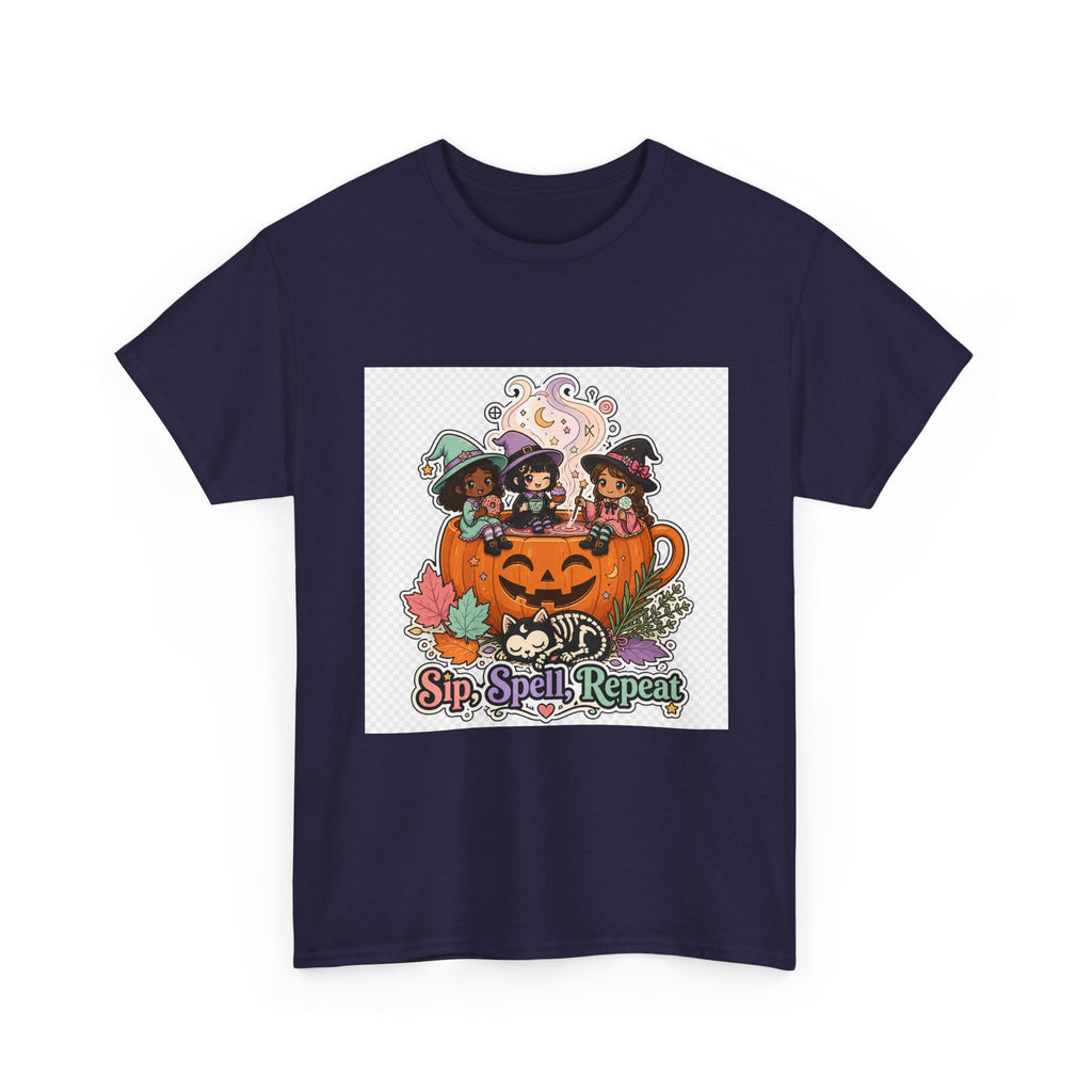 Halloween T-Shirt for Adults - Spooky Retro Pumpkin Design