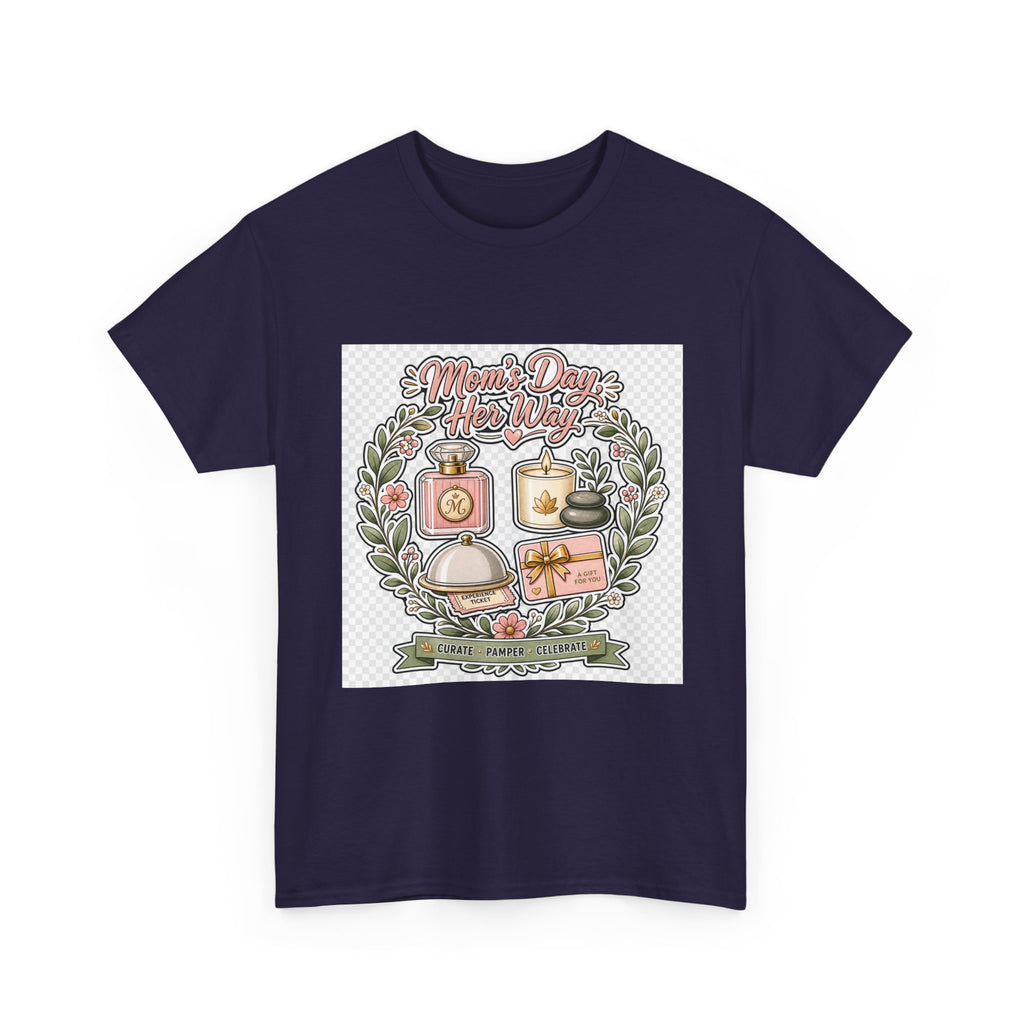Mother's Day Shirt for Mom — Floral Heart Graphic Gift Tee