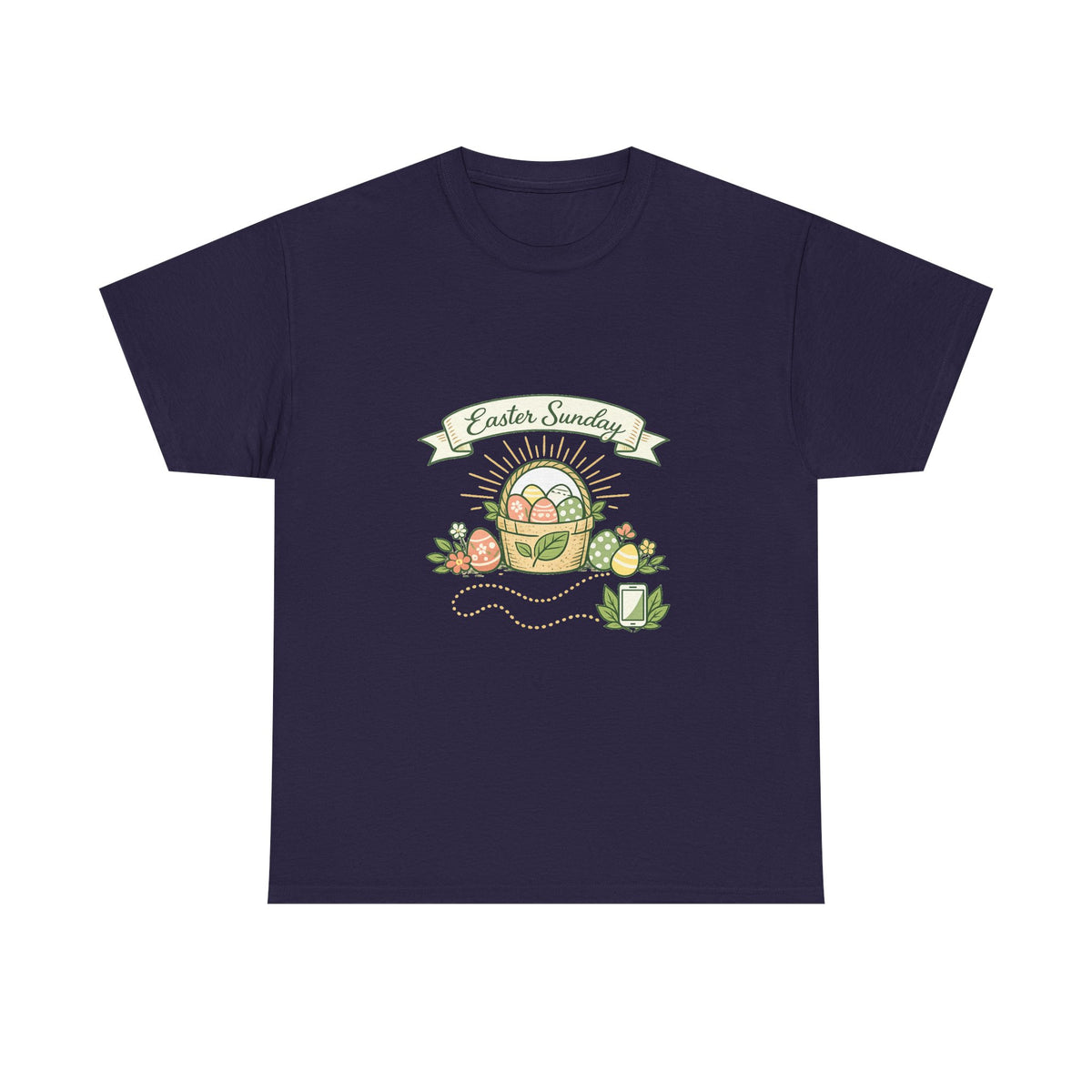 Easter Sunday Shirt for Women Floral Sunrise Design