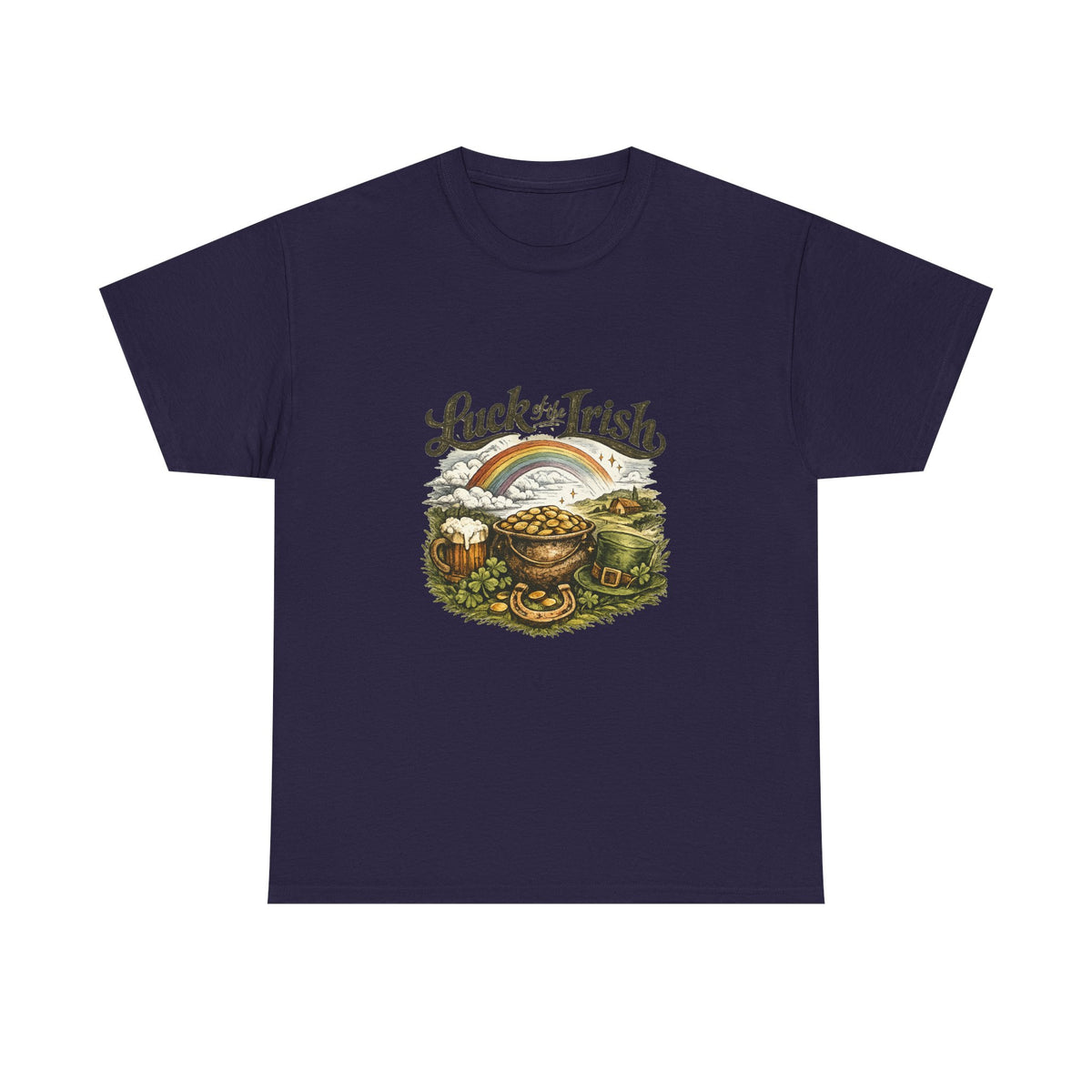 St. Patrick's Day Shirt - Shamrock Burst Design for All