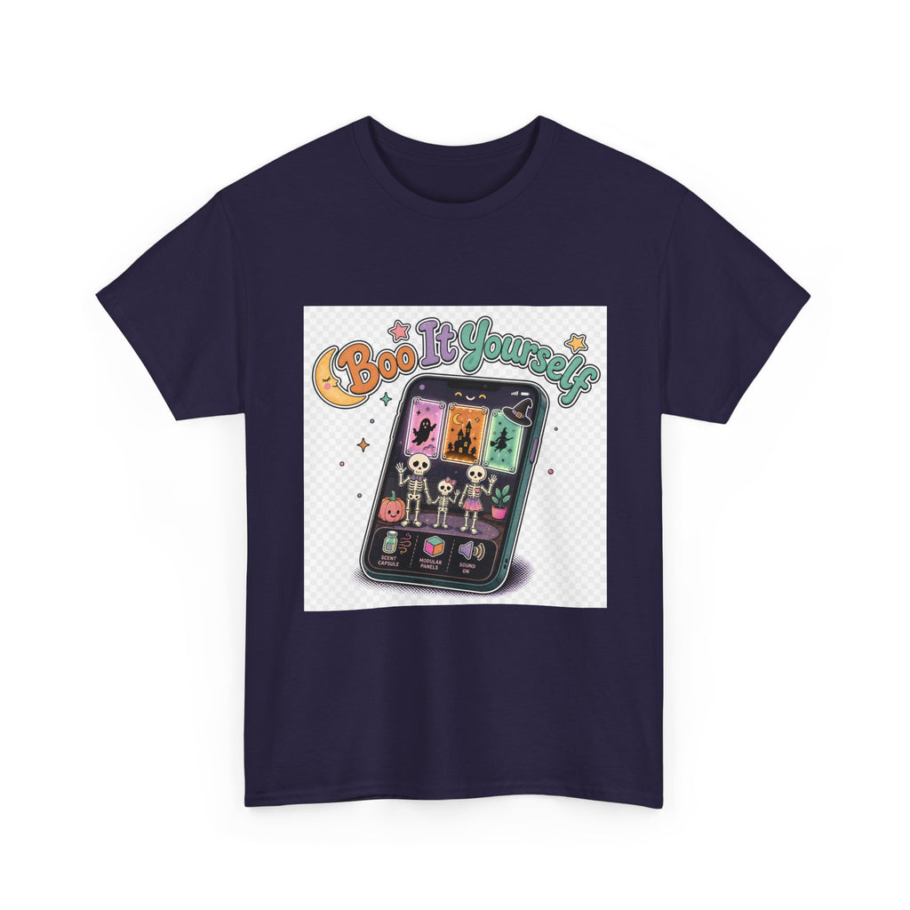 Halloween Shirt for Adults - Spooky Pumpkin Skull Design
