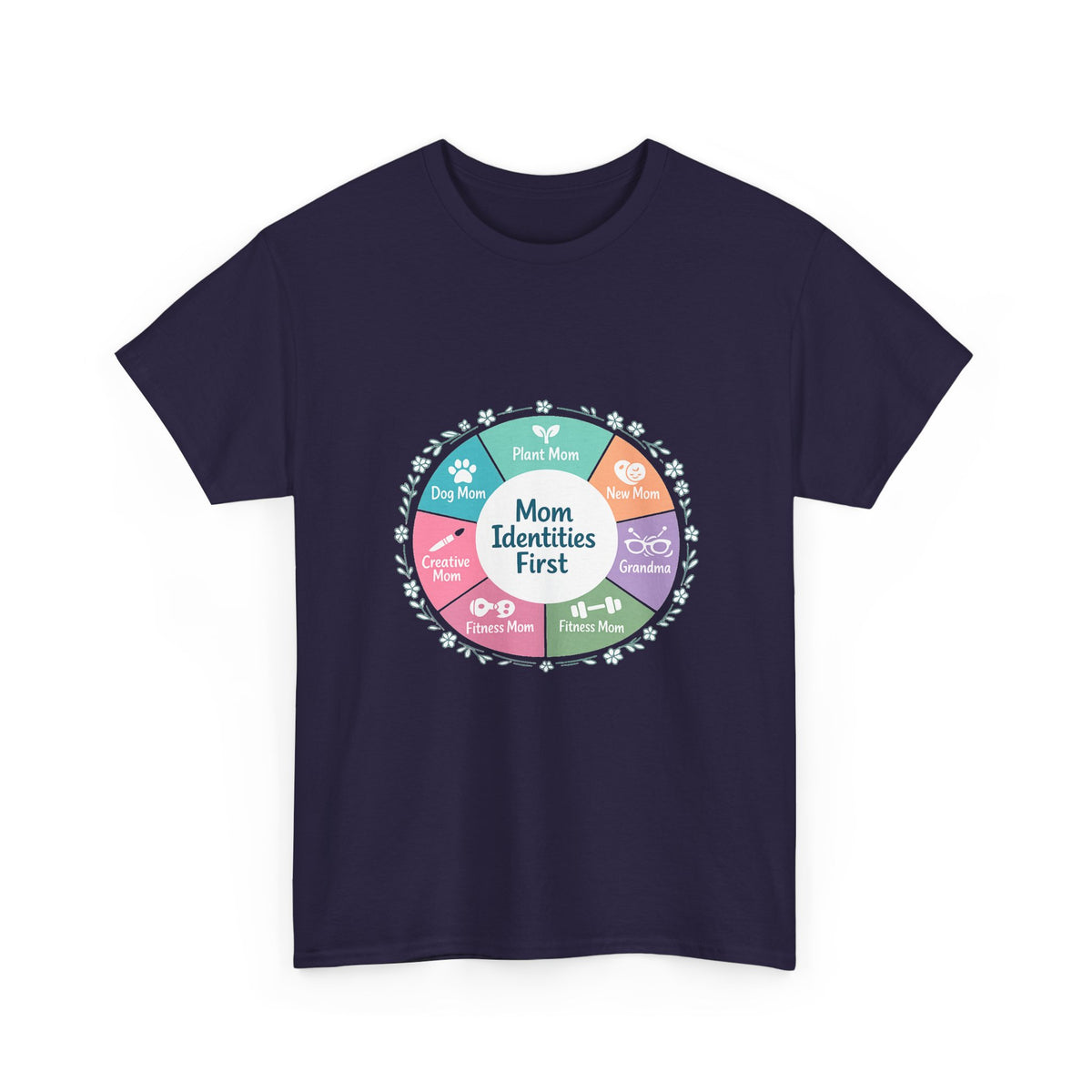Mother's Day Tee for Mom — Floral Heart Gift Idea for Everyday Love