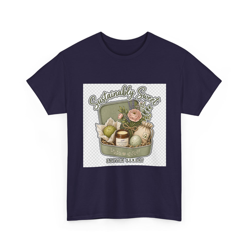 Easter Sunday Floral Cross Tee for Families & Kids
