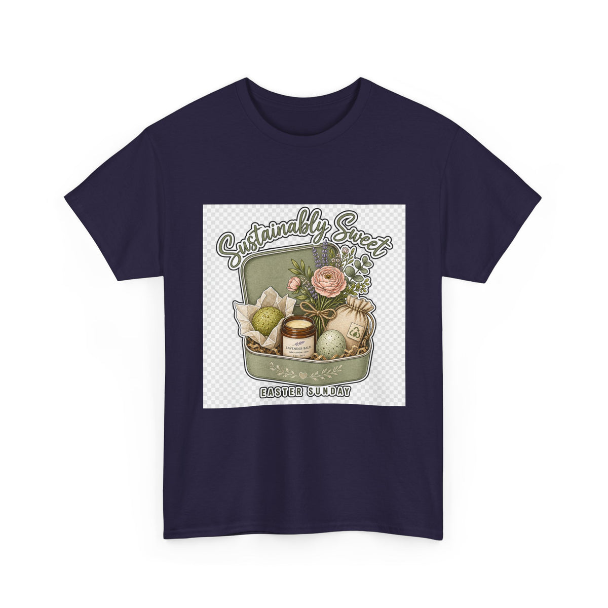 Easter Sunday Floral Cross Tee for Families & Kids