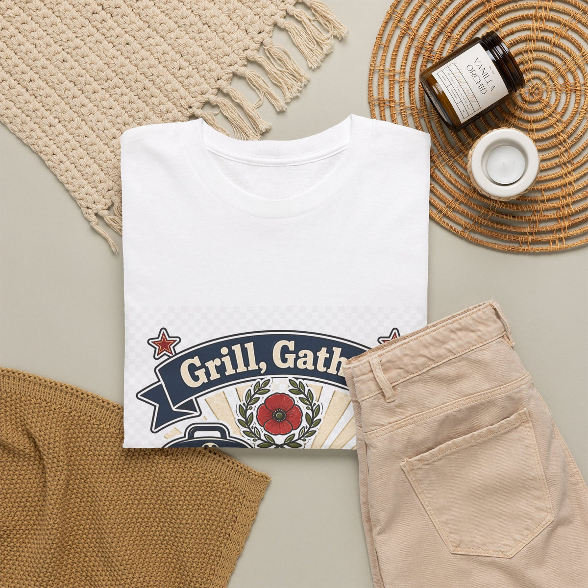 Memorial Day Patriotic American Flag Tee for Veterans