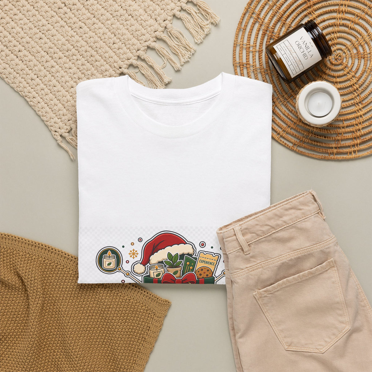 Christmas Day Retro Snowman Graphic Tee — Cozy Family Gift