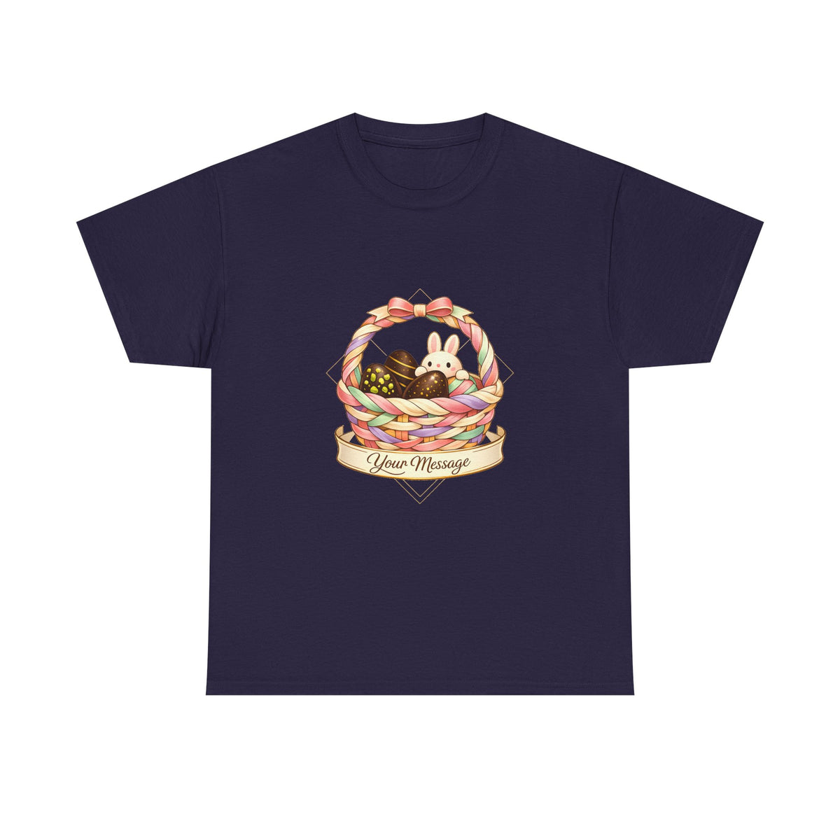 Easter Sunday Shirt for Women - Cheerful Bunny & Eggs Design