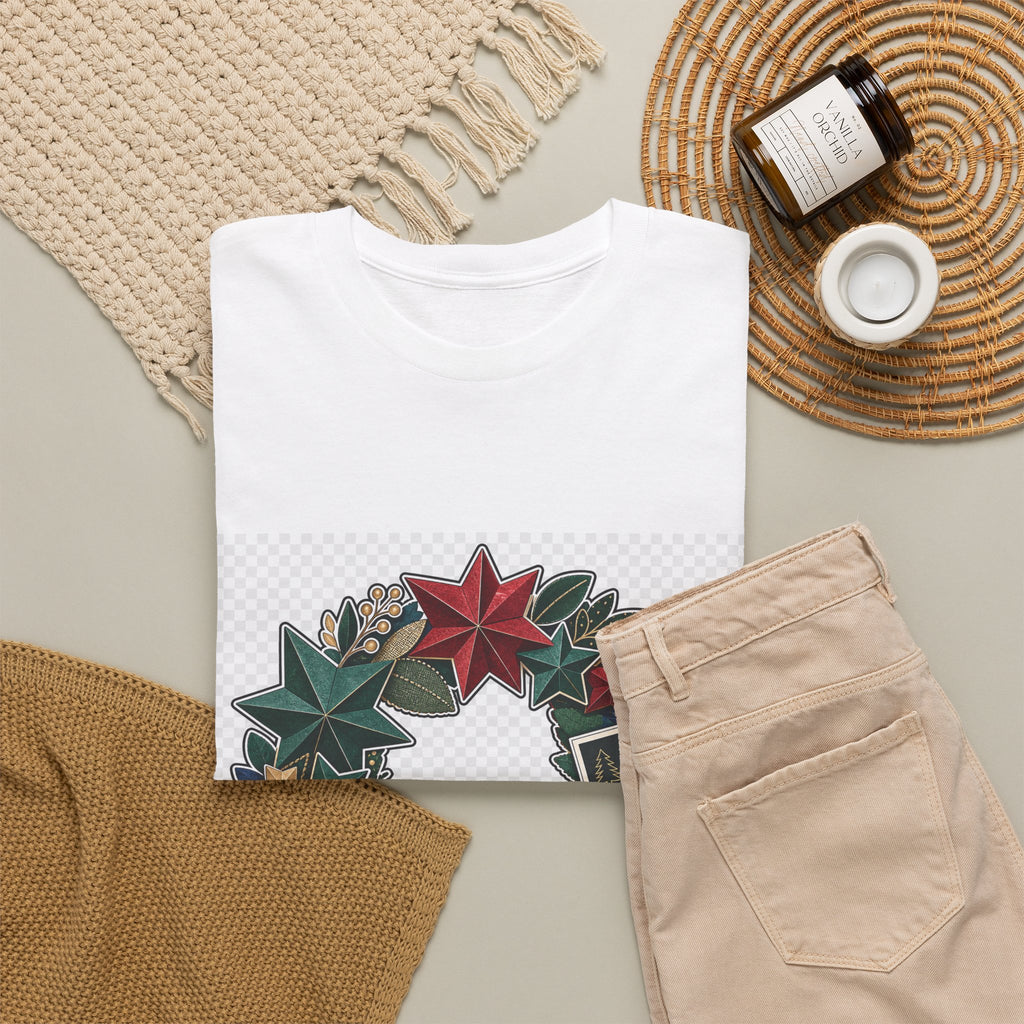 Christmas Day Unisex Graphic Tee — Cozy Cabin Winter Design