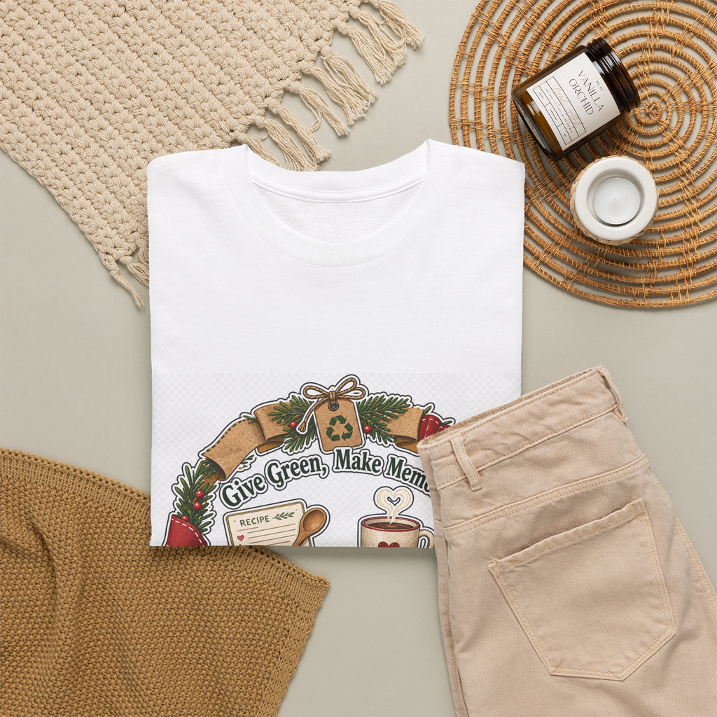 Christmas Day T-Shirt — Evergreen Wreath Holiday Gift Tee
