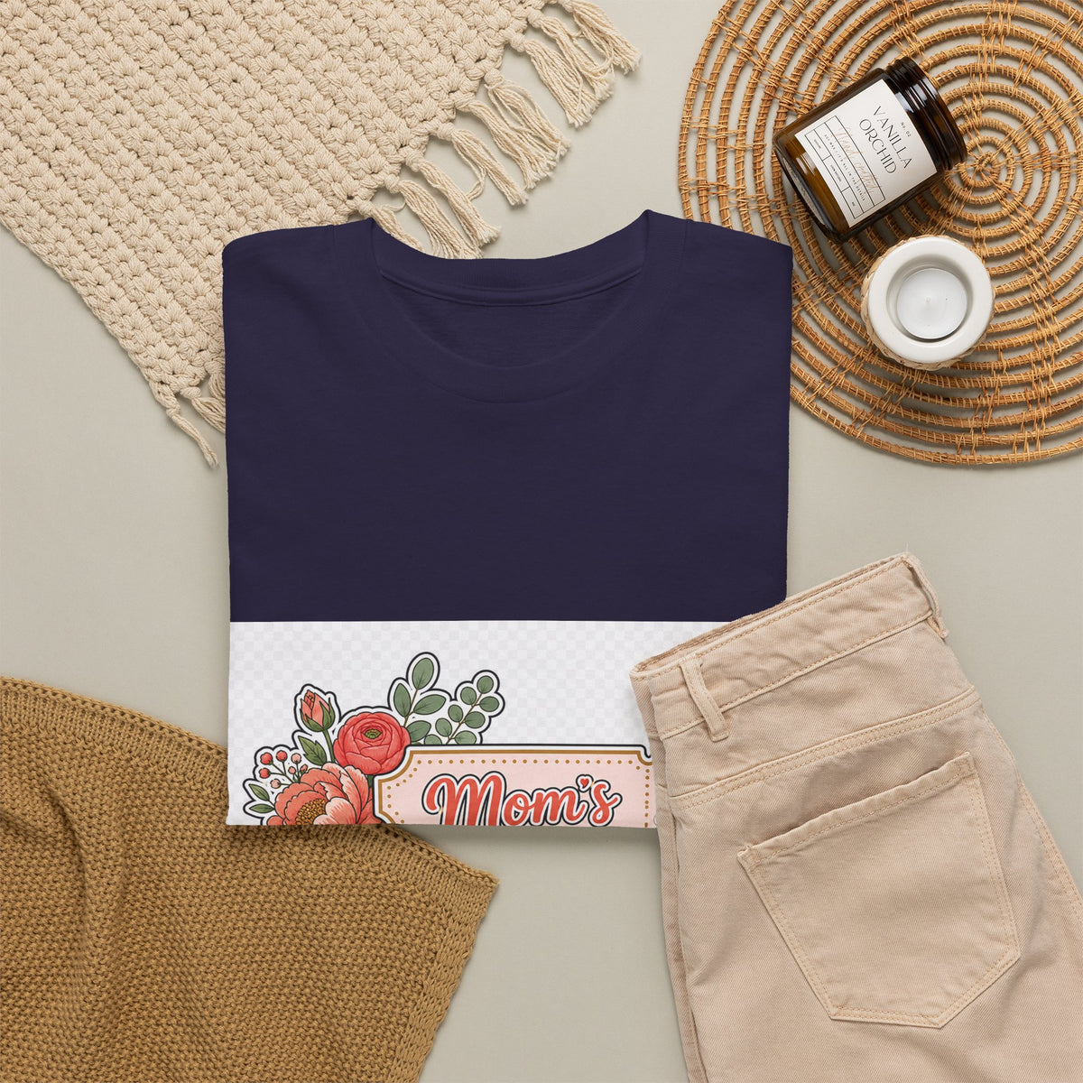 Mother's Day Shirt for Mom — Floral Heart Graphic Tee
