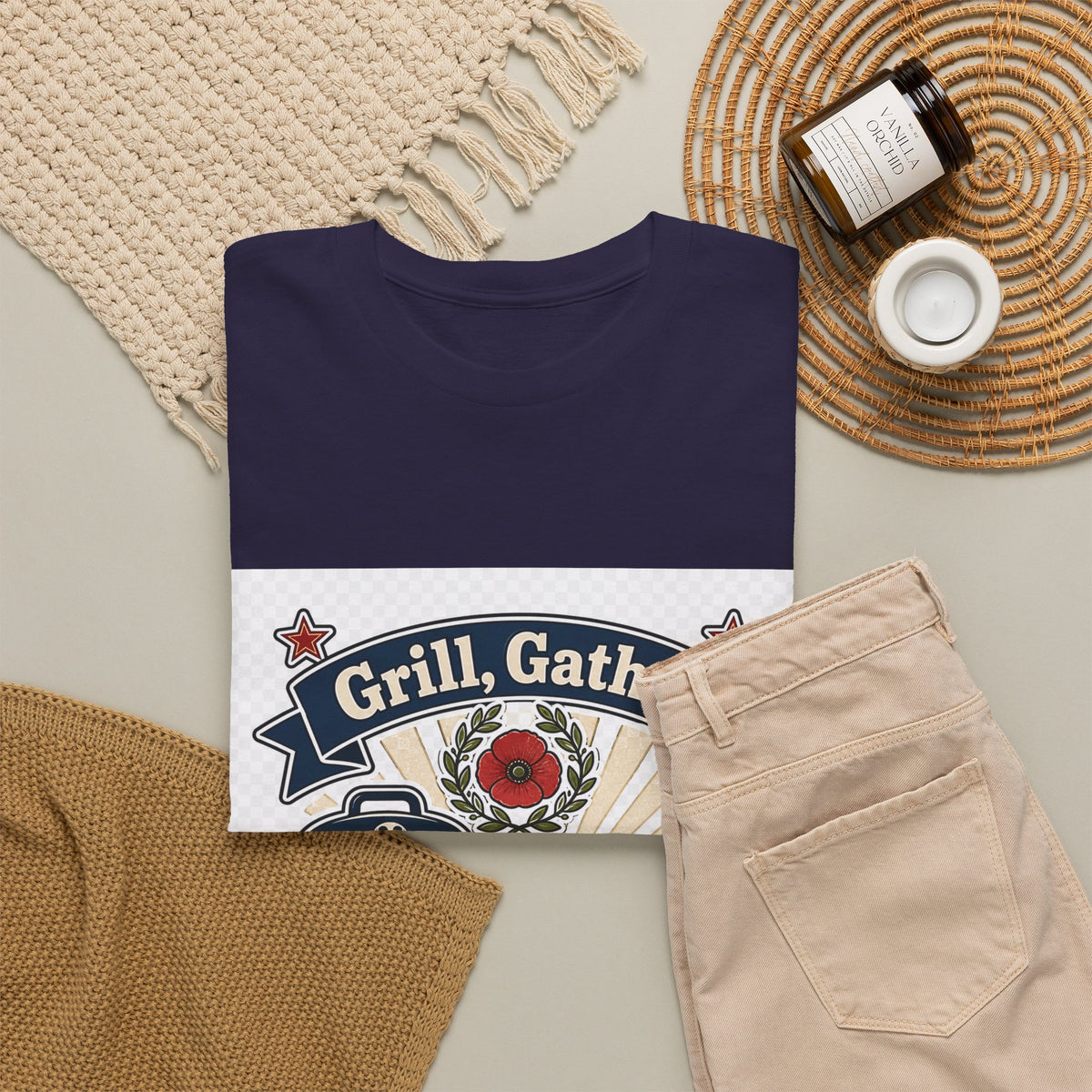 Memorial Day Patriotic American Flag Tee for Veterans