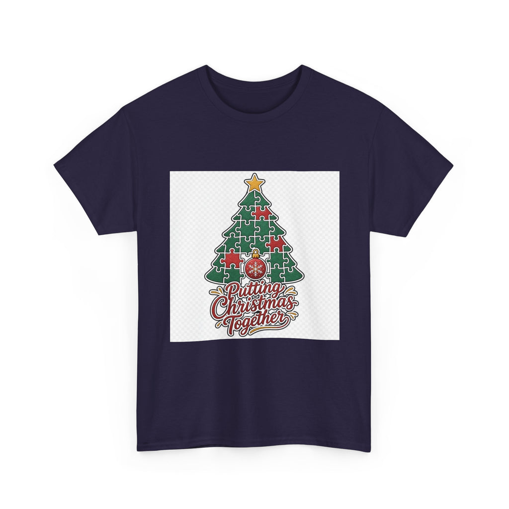 Christmas Day Graphic Tee for Family — Retro Snowman